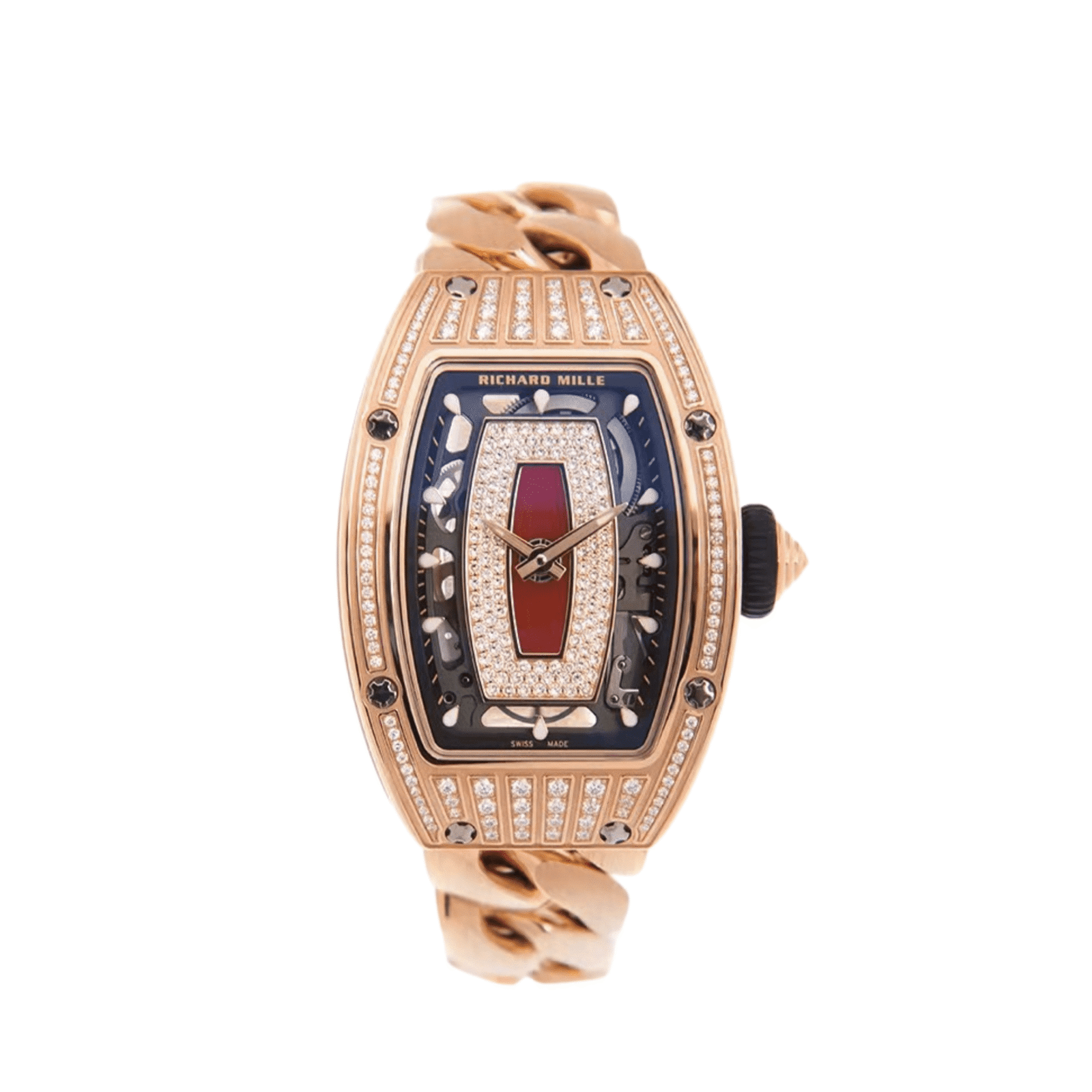 Richard Mille RM 07-01 'Ladies' Rose Gold Diamond Set Jasper Dial