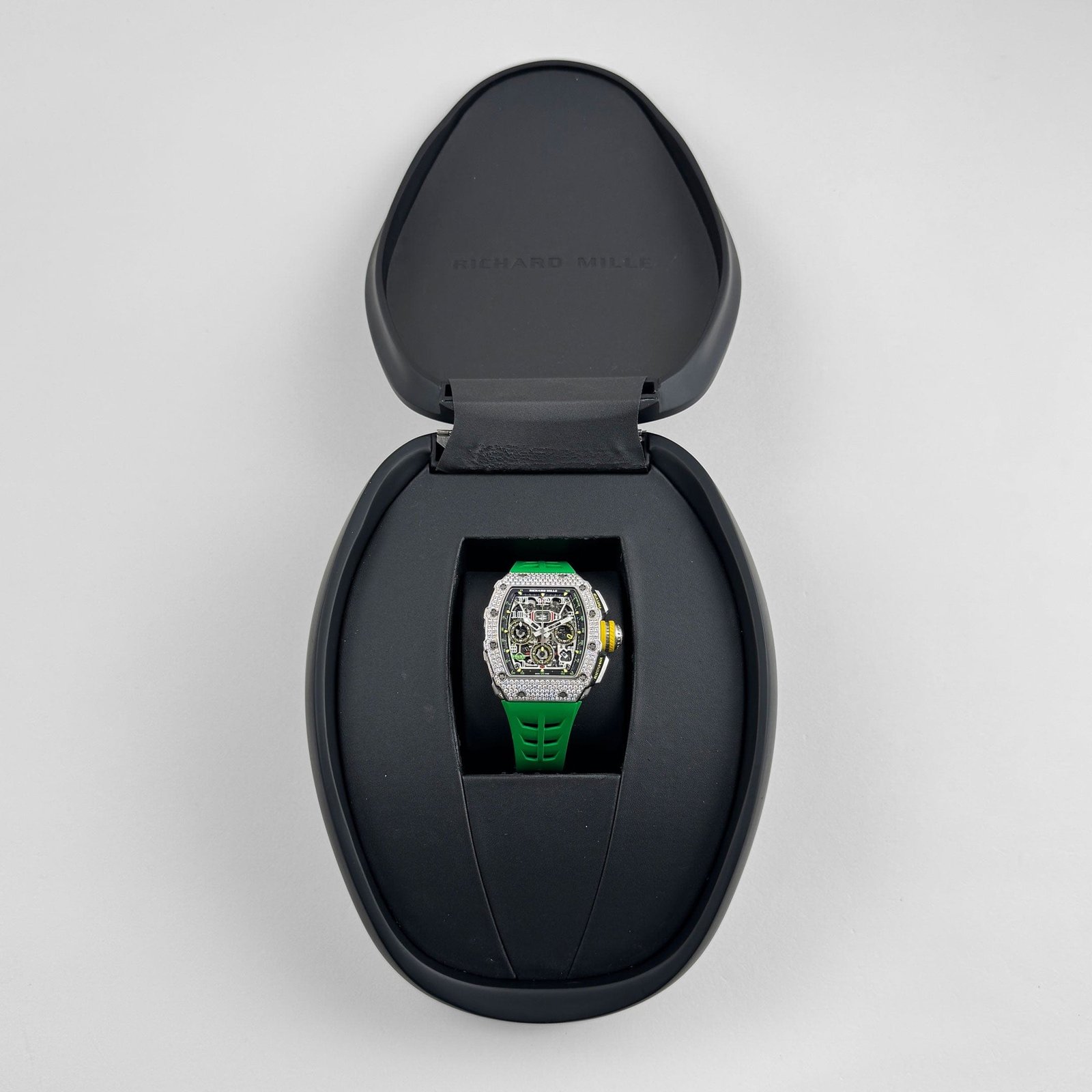 Richard Mille RM 11-03 Flyback Chronograph White Gold Diamond Bezel (2019) - Image 12