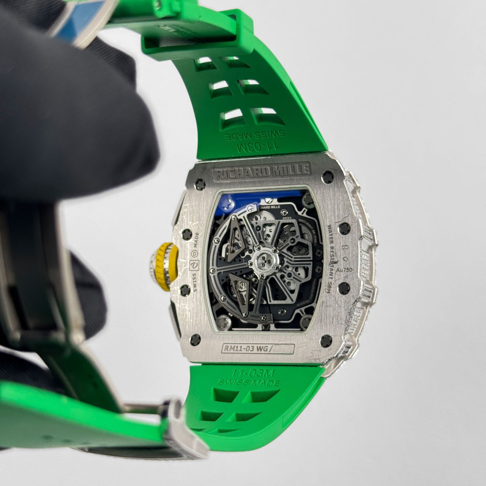 Richard Mille RM 11-03 Flyback Chronograph White Gold Diamond Bezel (2019) - Image 10