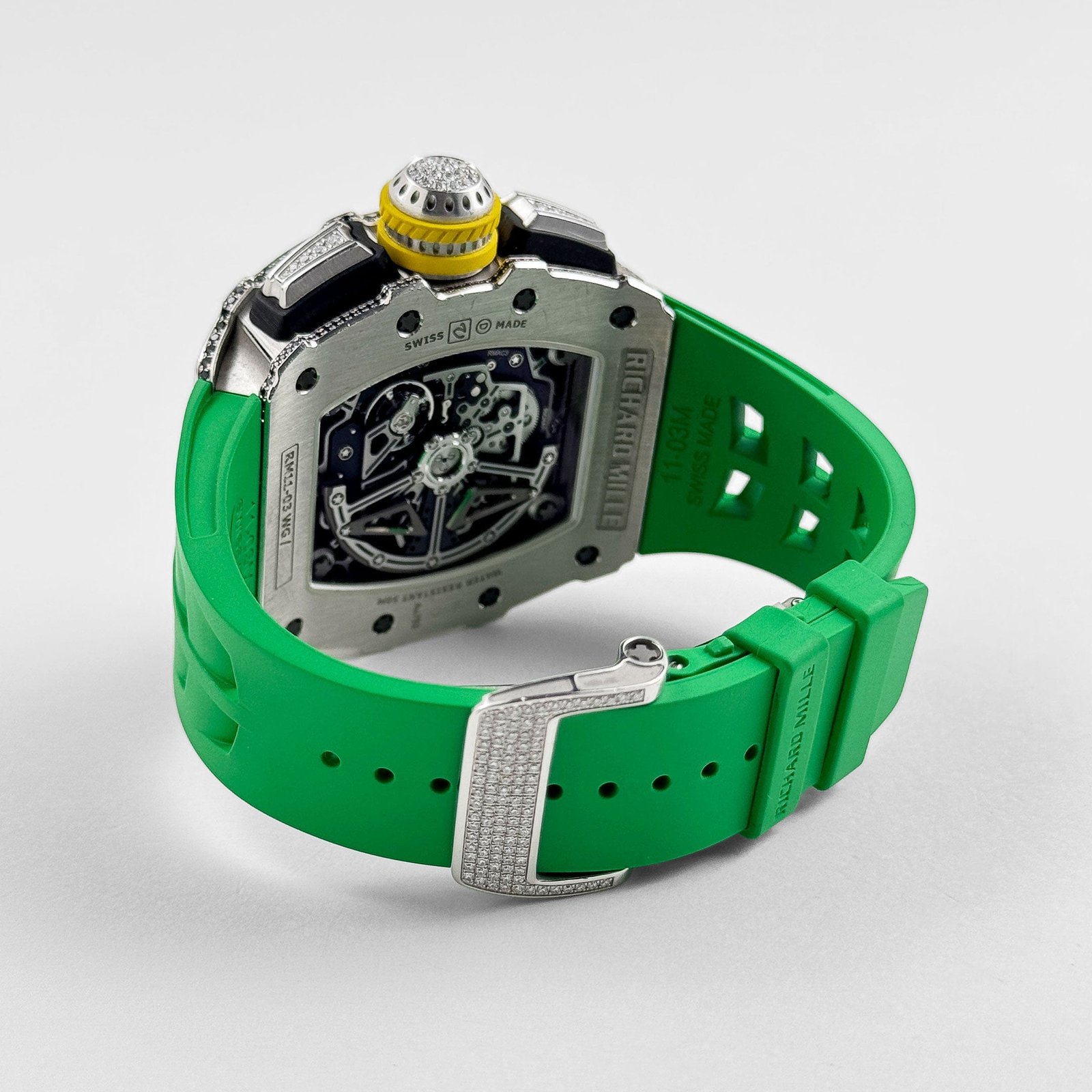 Richard Mille RM 11-03 Flyback Chronograph White Gold Diamond Bezel (2019) - Image 9