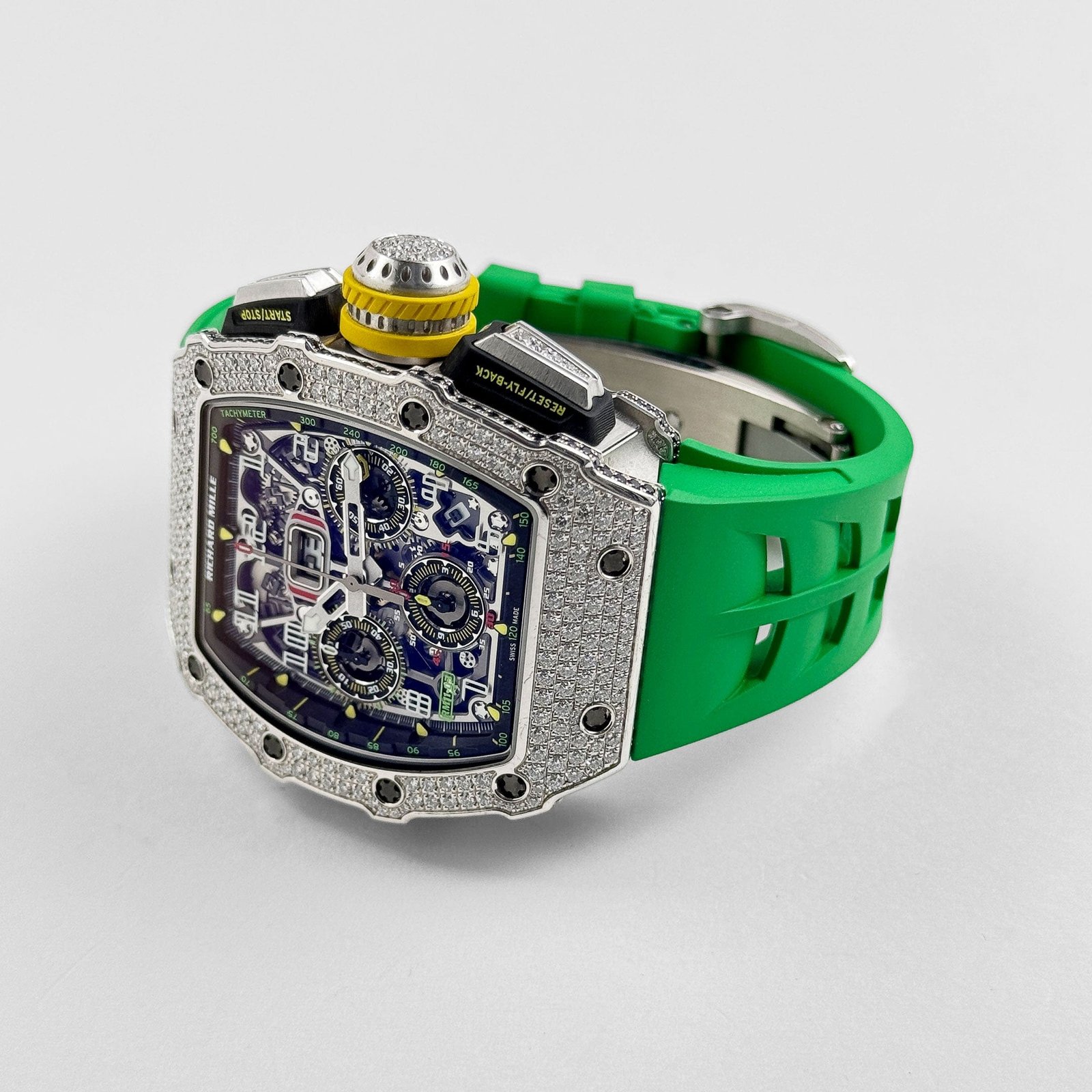Richard Mille RM 11-03 Flyback Chronograph White Gold Diamond Bezel (2019) - Image 4