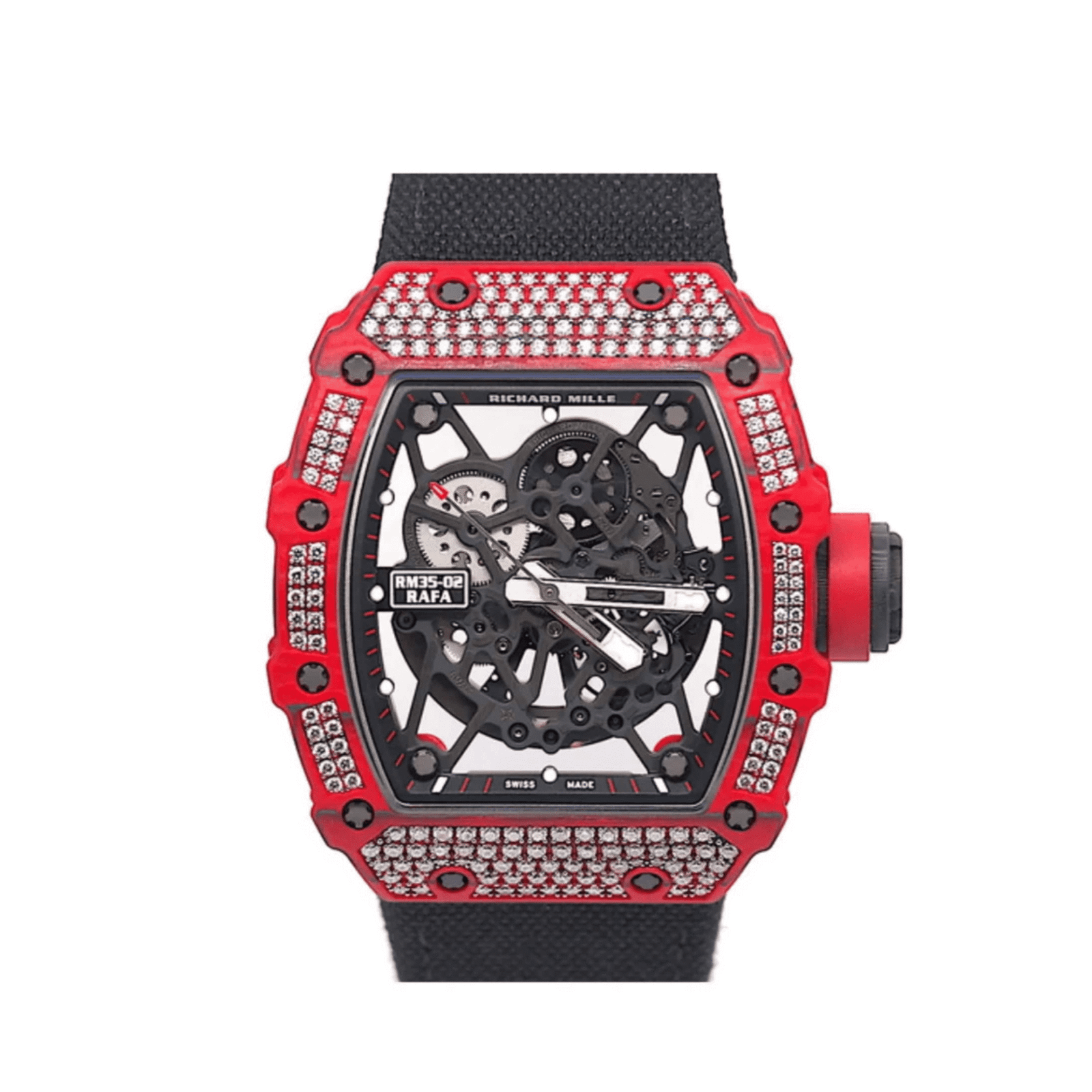 Richard Mille RM 35-02 'Rafa' Rafael Nadal Red Quartz TPT Diamond Set (2019)