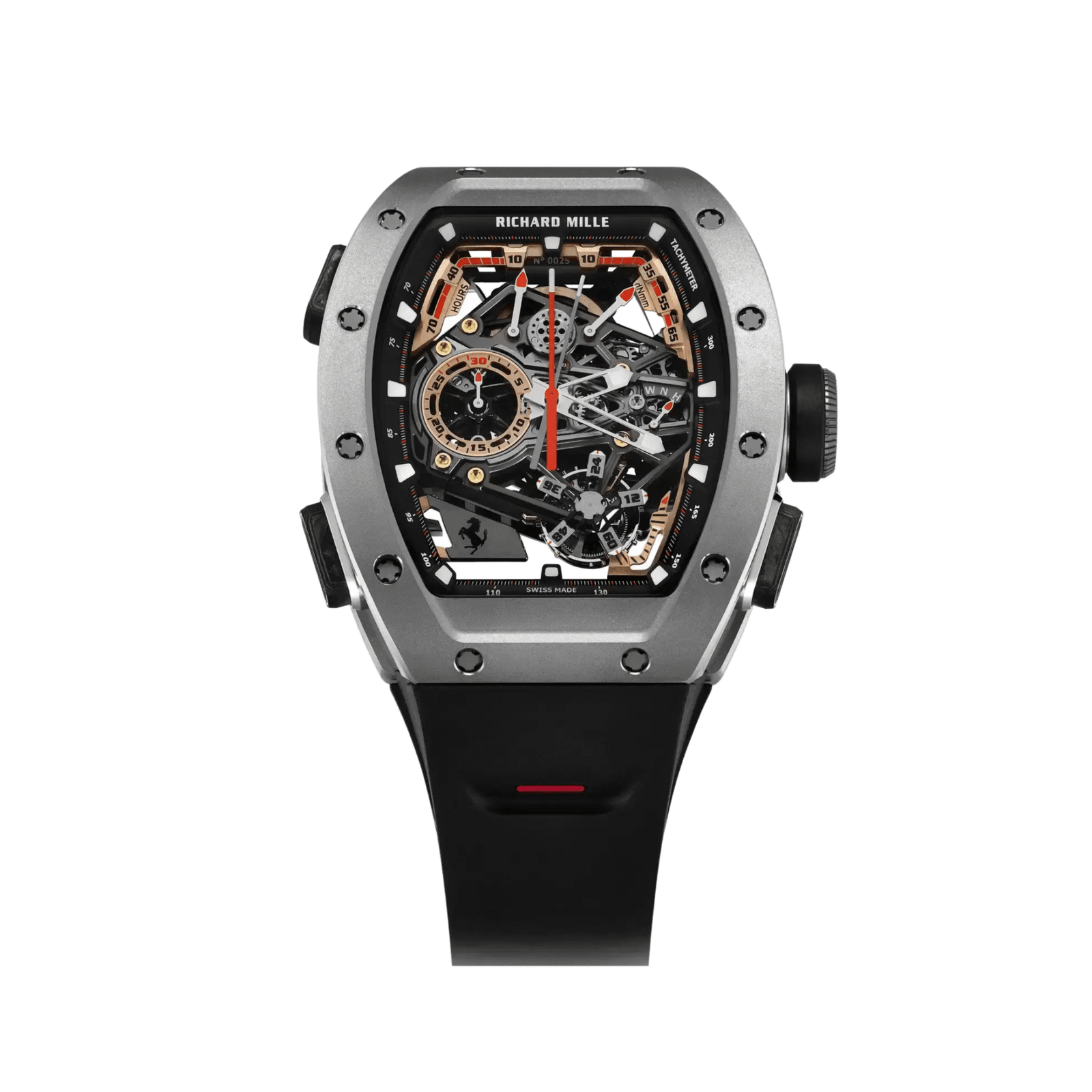 Richard Mille RM 43-01 Ferrari Manual Winding Tourbillon Split-Seconds Chronograph Titanium Limited Edition of 75 (2026)