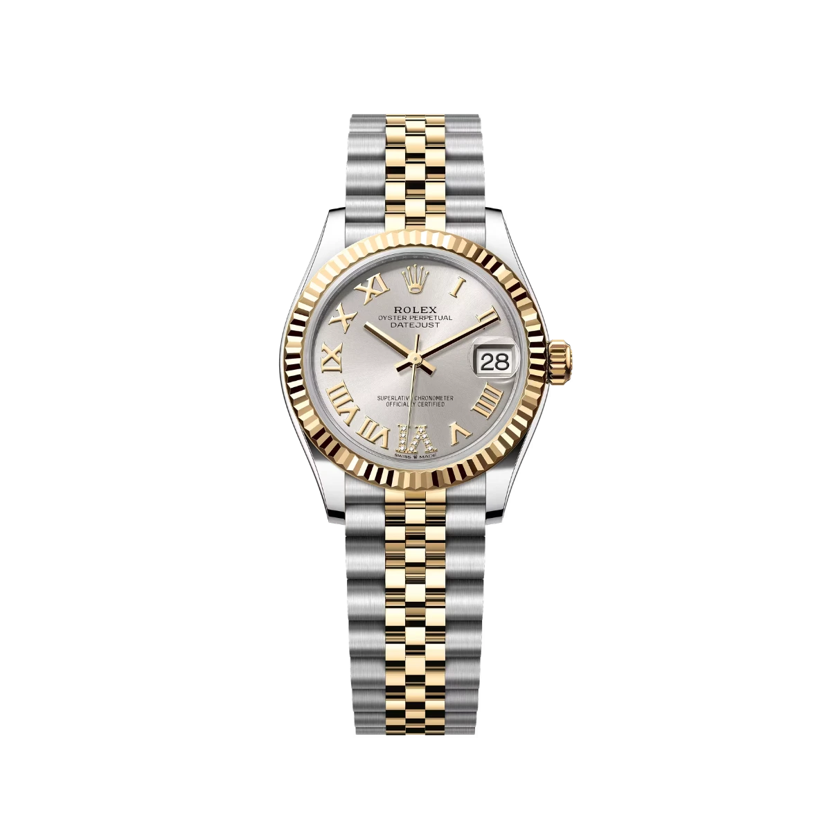 Rolex Datejust 31 278273 'Ladies' Yellow Gold Stainless Steel Silver Dial (2026)