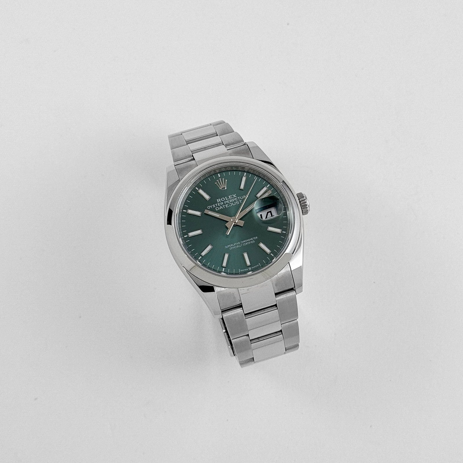 Rolex Datejust 36 126200 Stainless Steel Mint Green Dial Oyster (2023) - Image 4