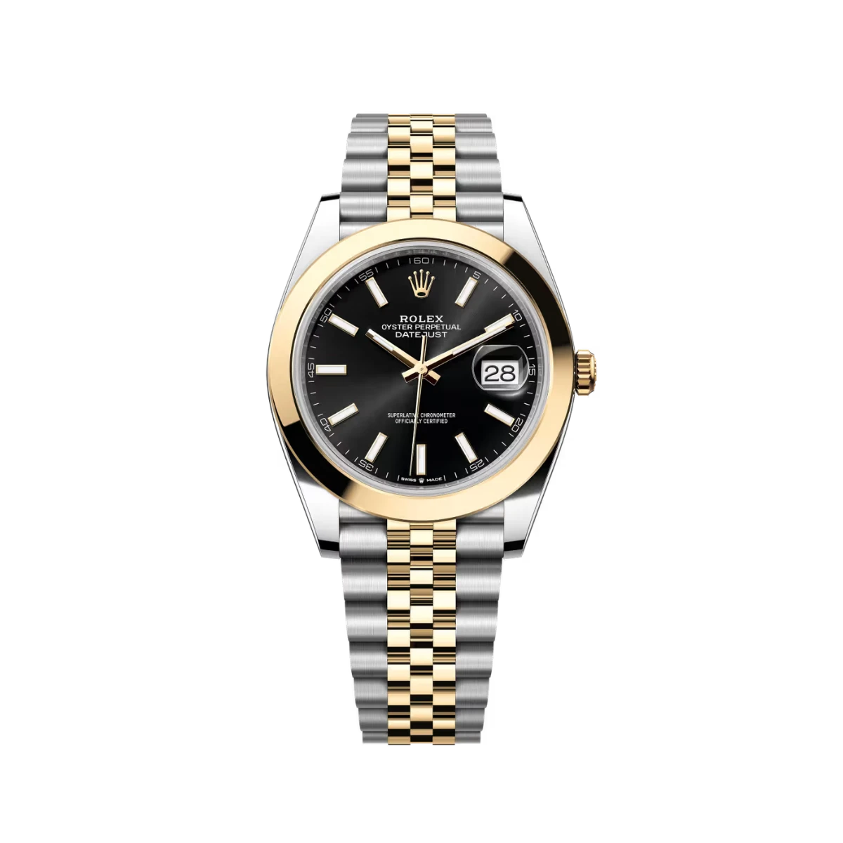 Rolex Datejust 41 126303 Stainless Steel Yellow Gold Black Dial Jubilee (2026)
