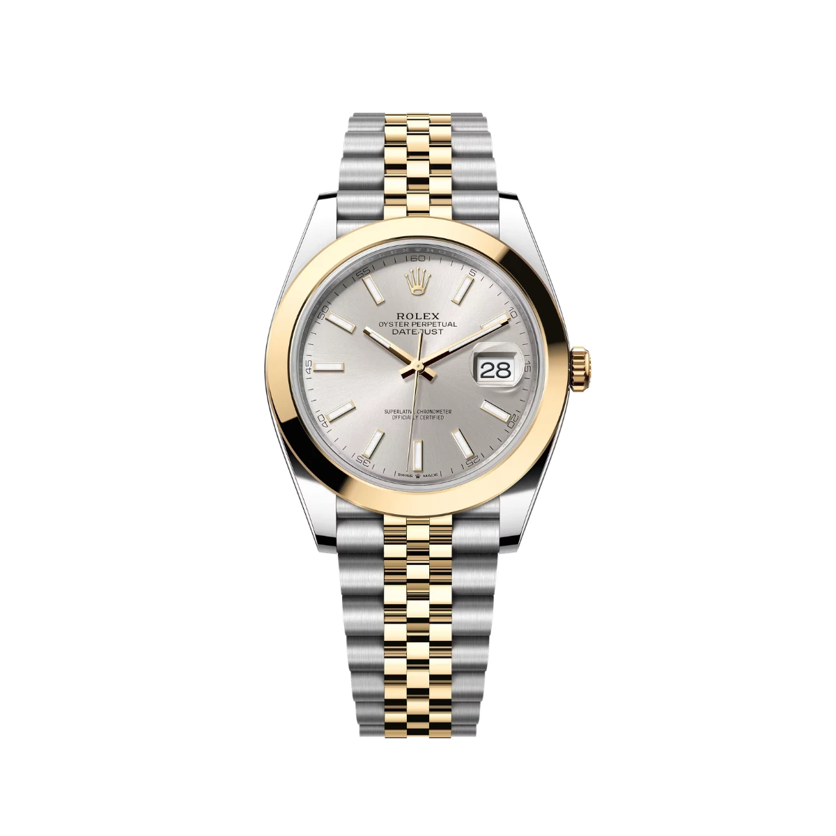 Rolex Datejust 41 126303 Stainless Steel Yellow Gold Silver Dial Jubilee (2026)