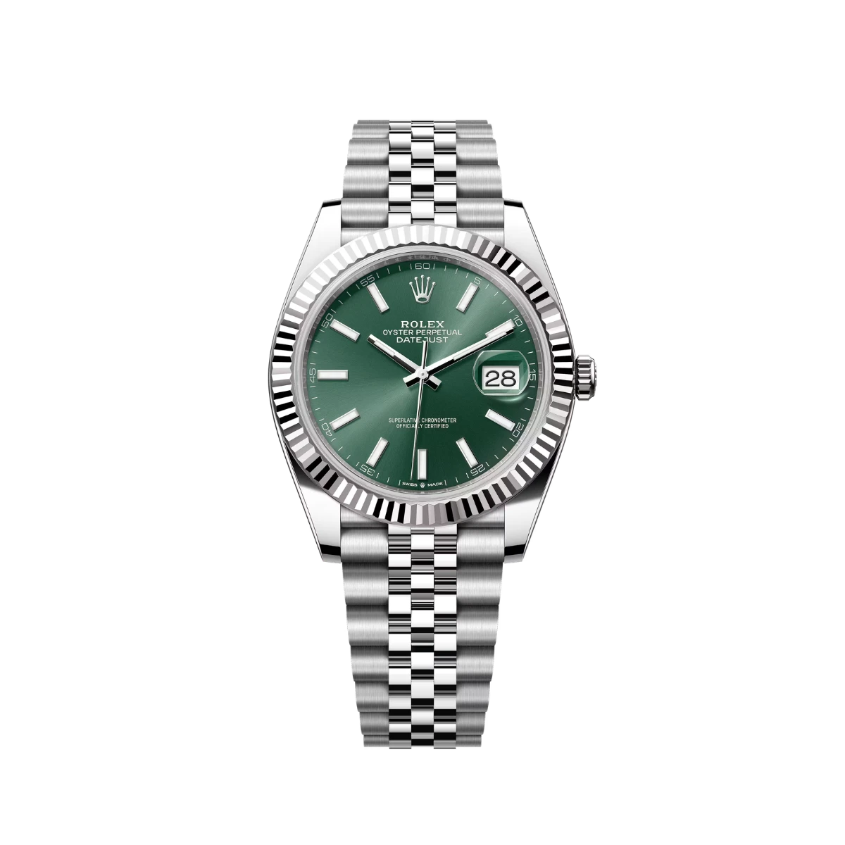 Rolex Datejust 41 126334 Stainless Steel Mint Green Dial Jubilee (2026)