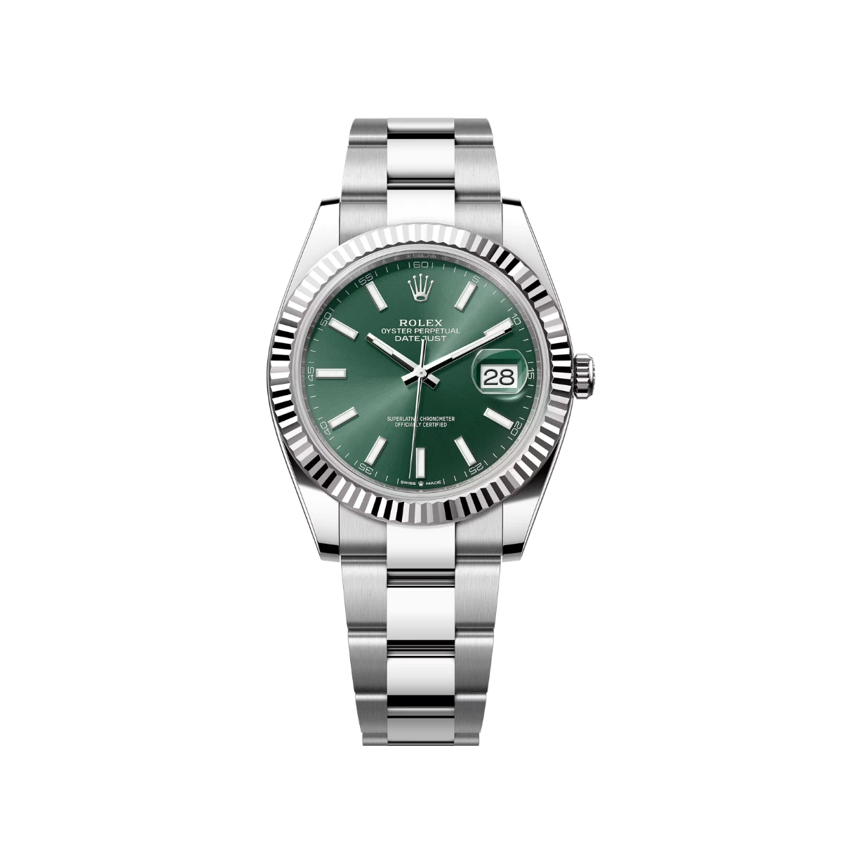 Rolex Datejust 41 126334 Stainless Steel Mint Green Dial Oyster (2026)