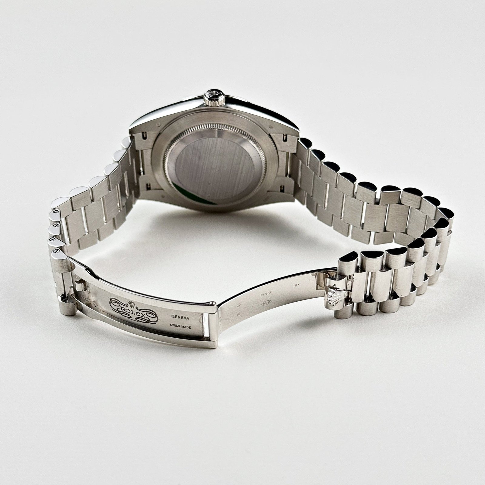 Rolex Day-Date 40 228206 Platinum Olive Green Arabic Dial - Image 8