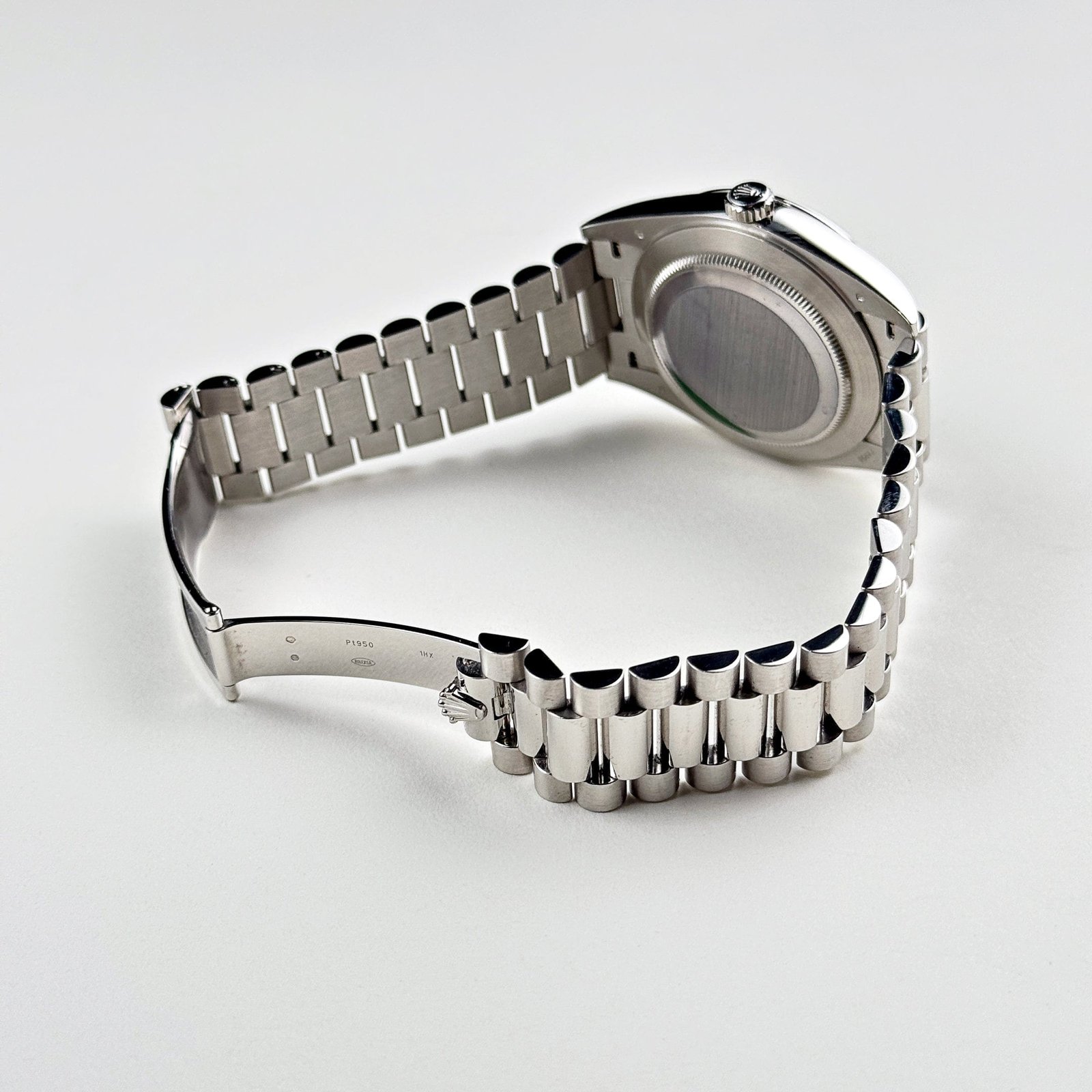 Rolex Day-Date 40 228206 Platinum Olive Green Arabic Dial - Image 7