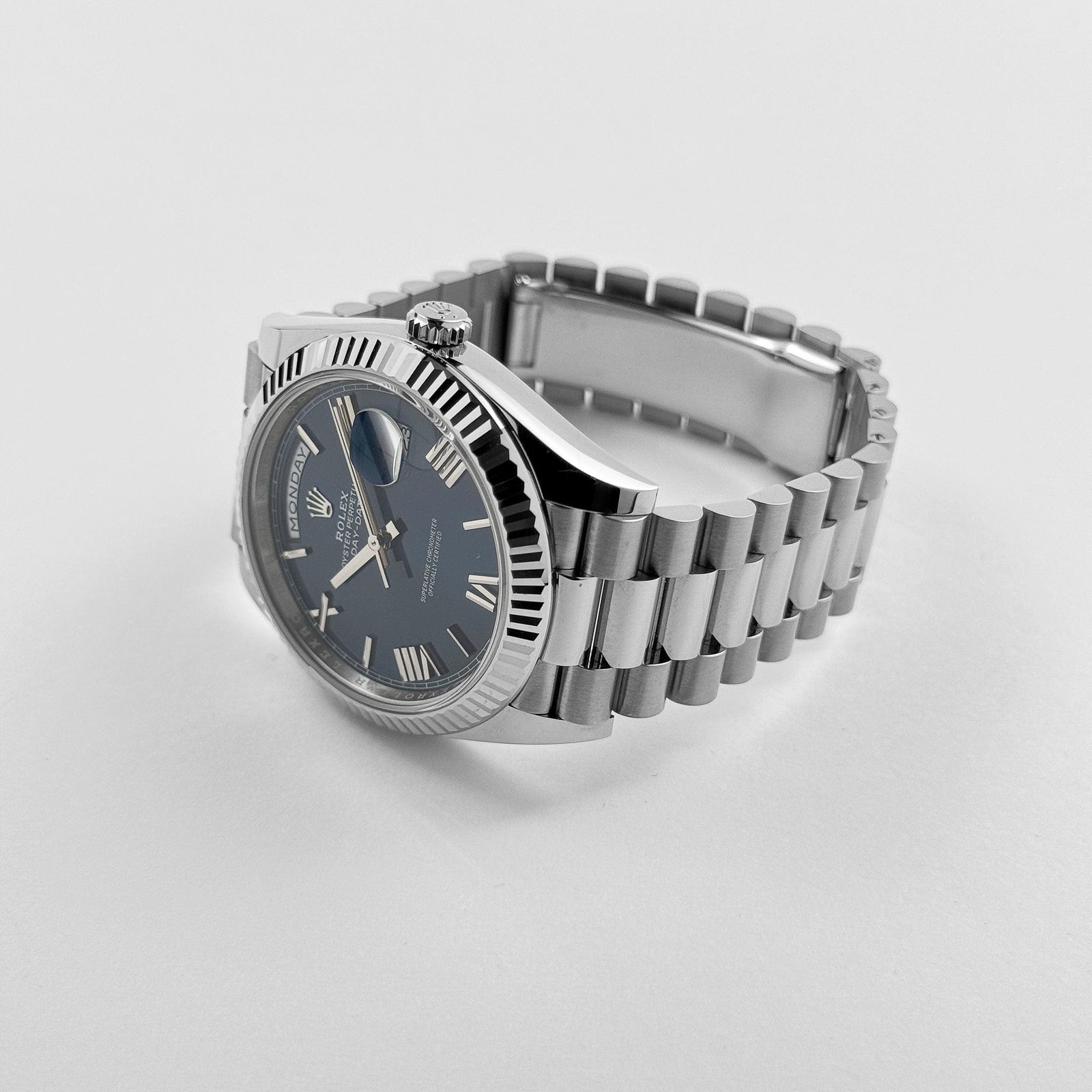 Rolex Day-Date 40 228239 White Gold Blue Dial (2023) - Image 5