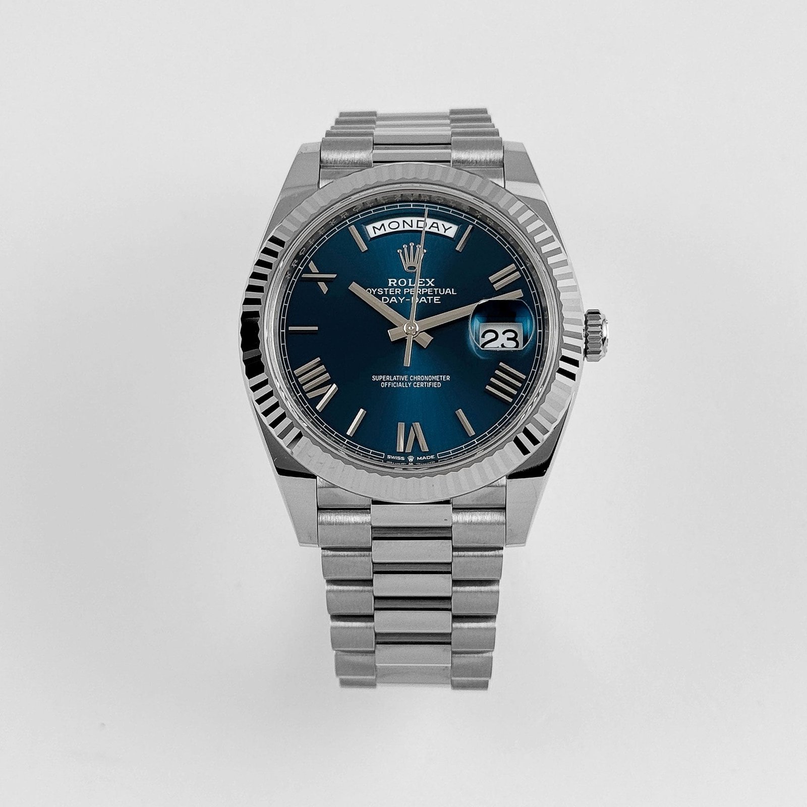 Rolex Day-Date 40 228239 White Gold Blue Dial (2023) - Image 3