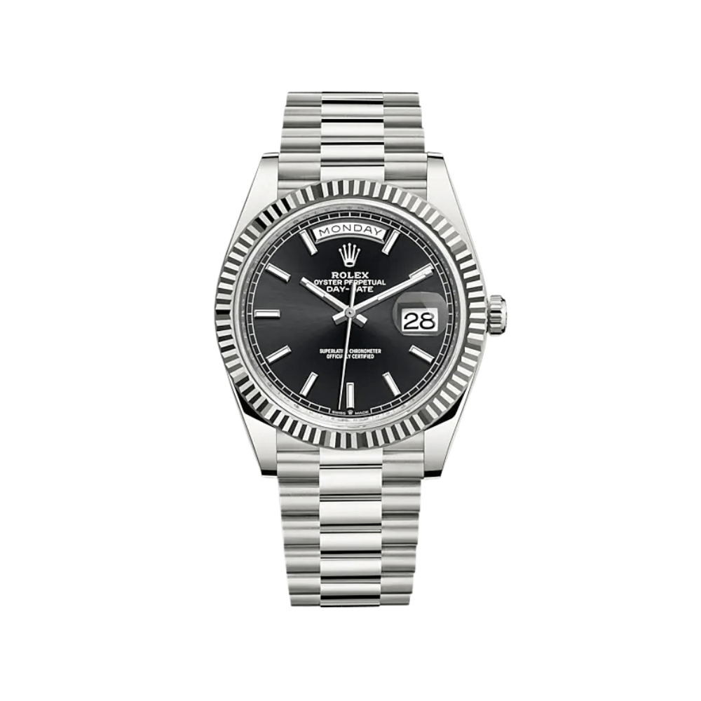 Rolex Day-Date 40 228239 White Gold Black Dial (2025)