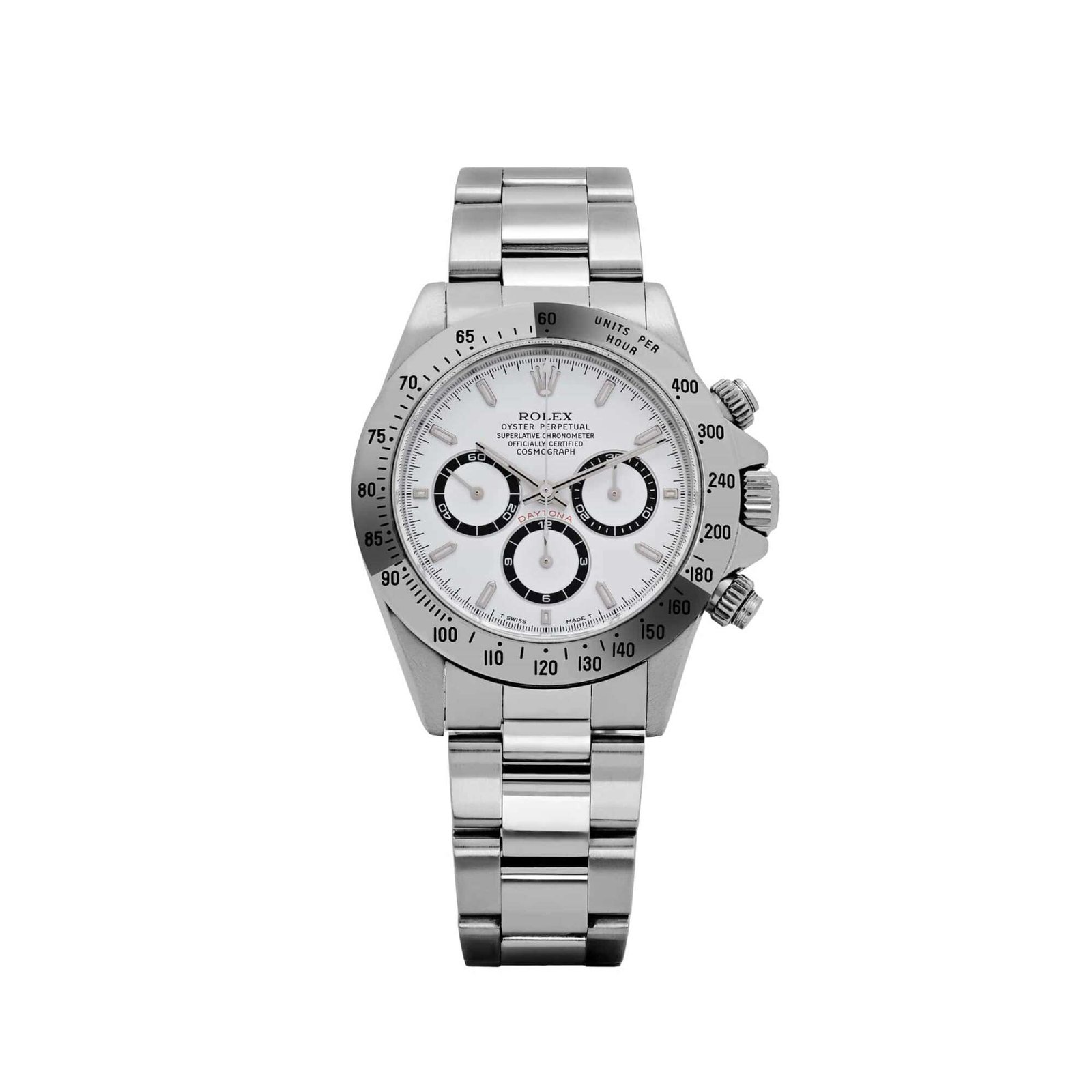 Rolex Daytona 16520 Stainless Steel White Dial Zenith Movement