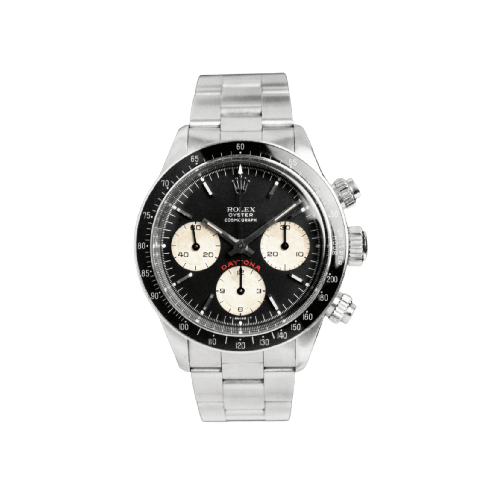 Rolex Daytona 6263 'Big Red' Stainless Steel Black Sigma Dial (1975)