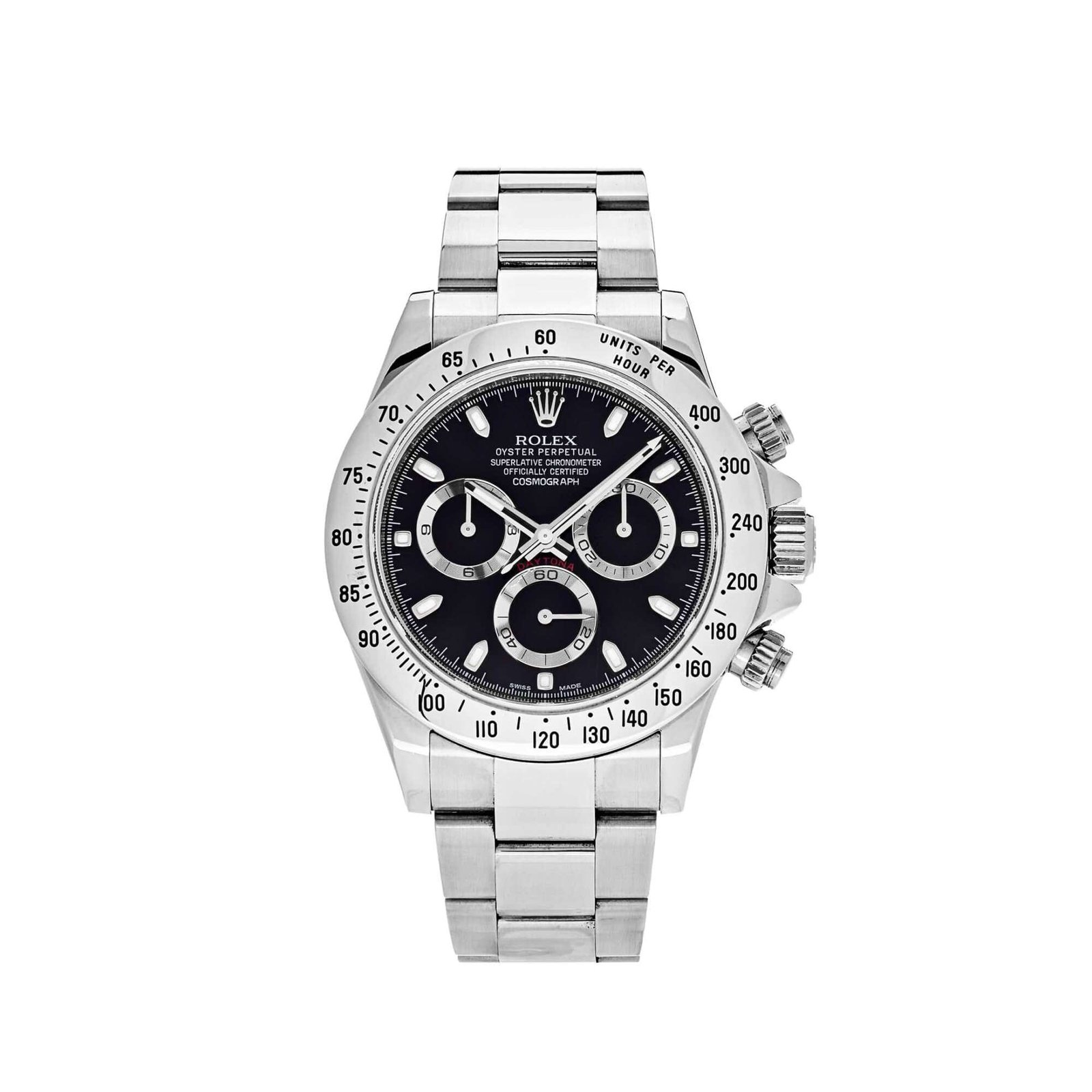 Rolex Daytona 116520 Stainless Steel Black APH Dial
