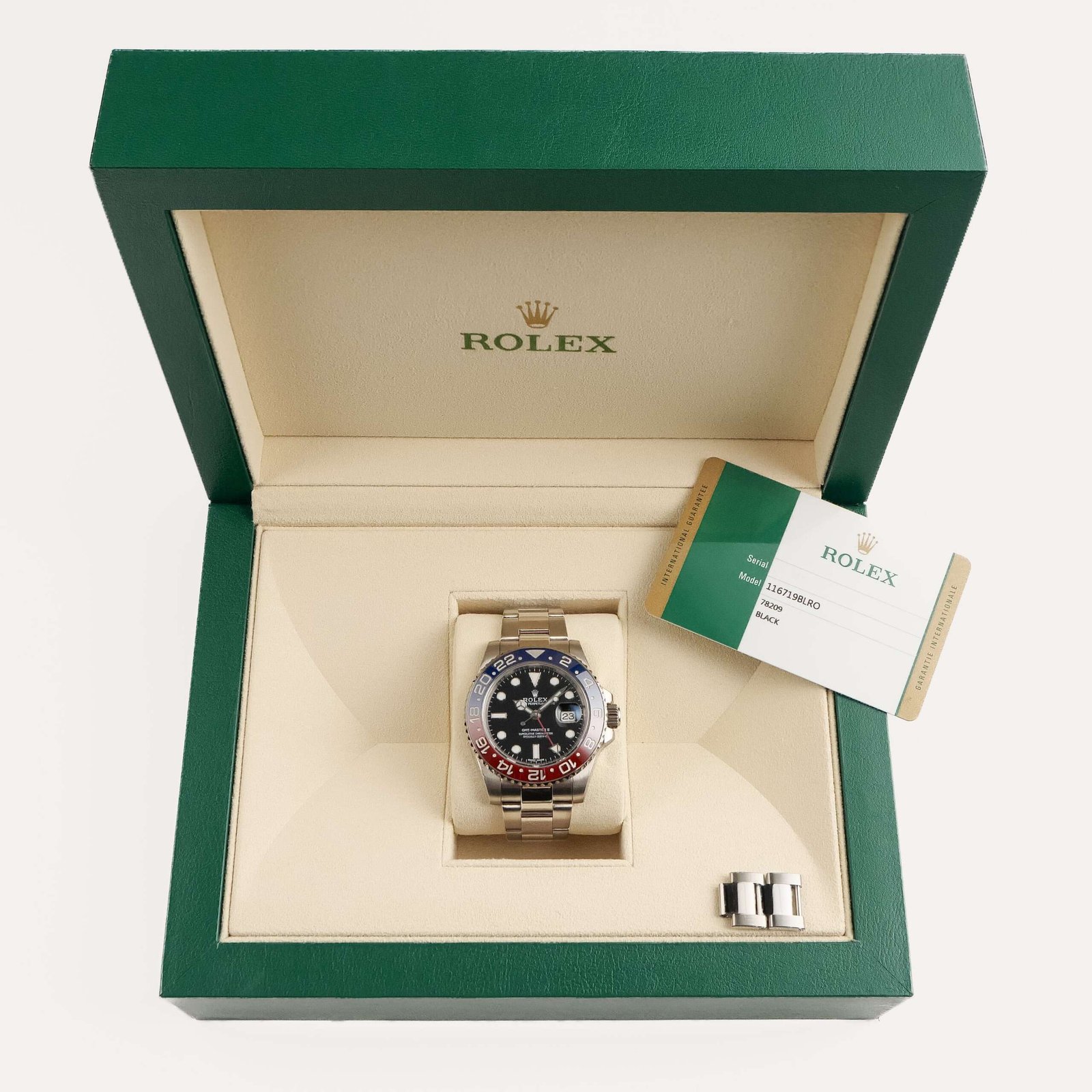 Rolex GMT-Master II 116719BLRO 'Pepsi' White Gold Black Dial (2017) - Image 14