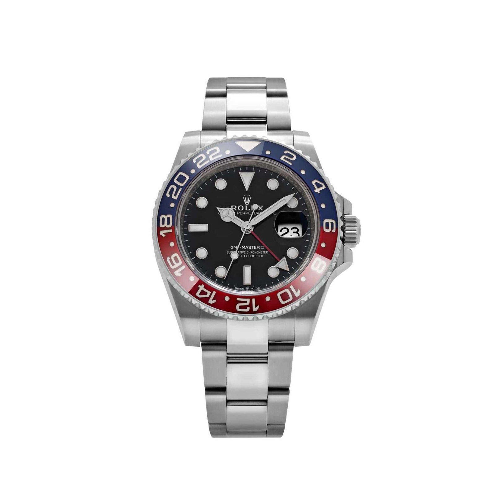 Rolex GMT-Master II 126710BLRO 'Pepsi' Stainless Steel Black Dial Oyster (2024)