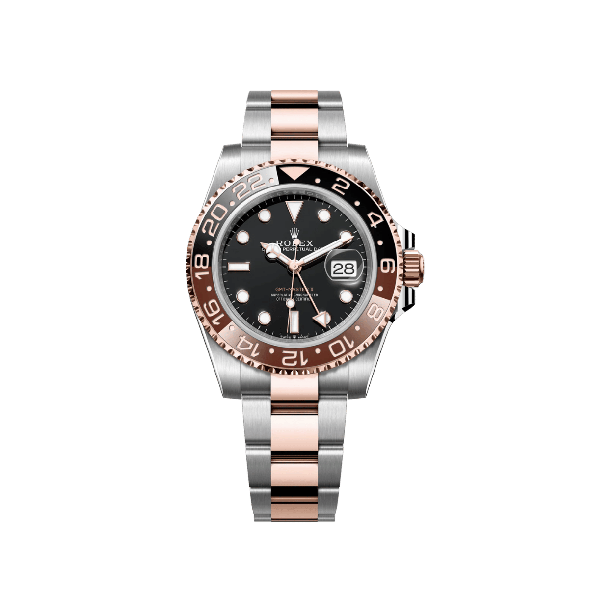 Rolex GMT-Master II 126711CHNR 'Root Beer' Stainless Steel Rose Gold Black Dial (2026)