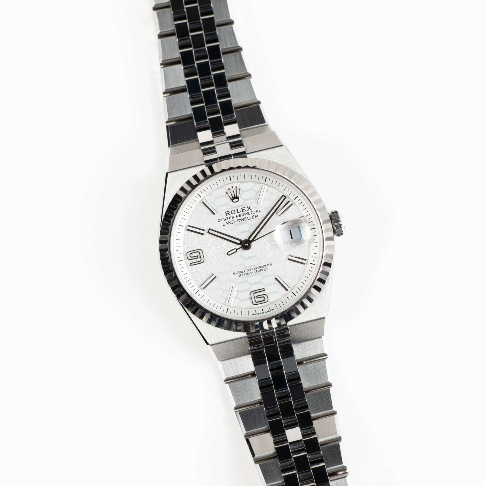 Rolex Land-Dweller 127334 Stainless Steel Intense White Dial (2025) - Image 5