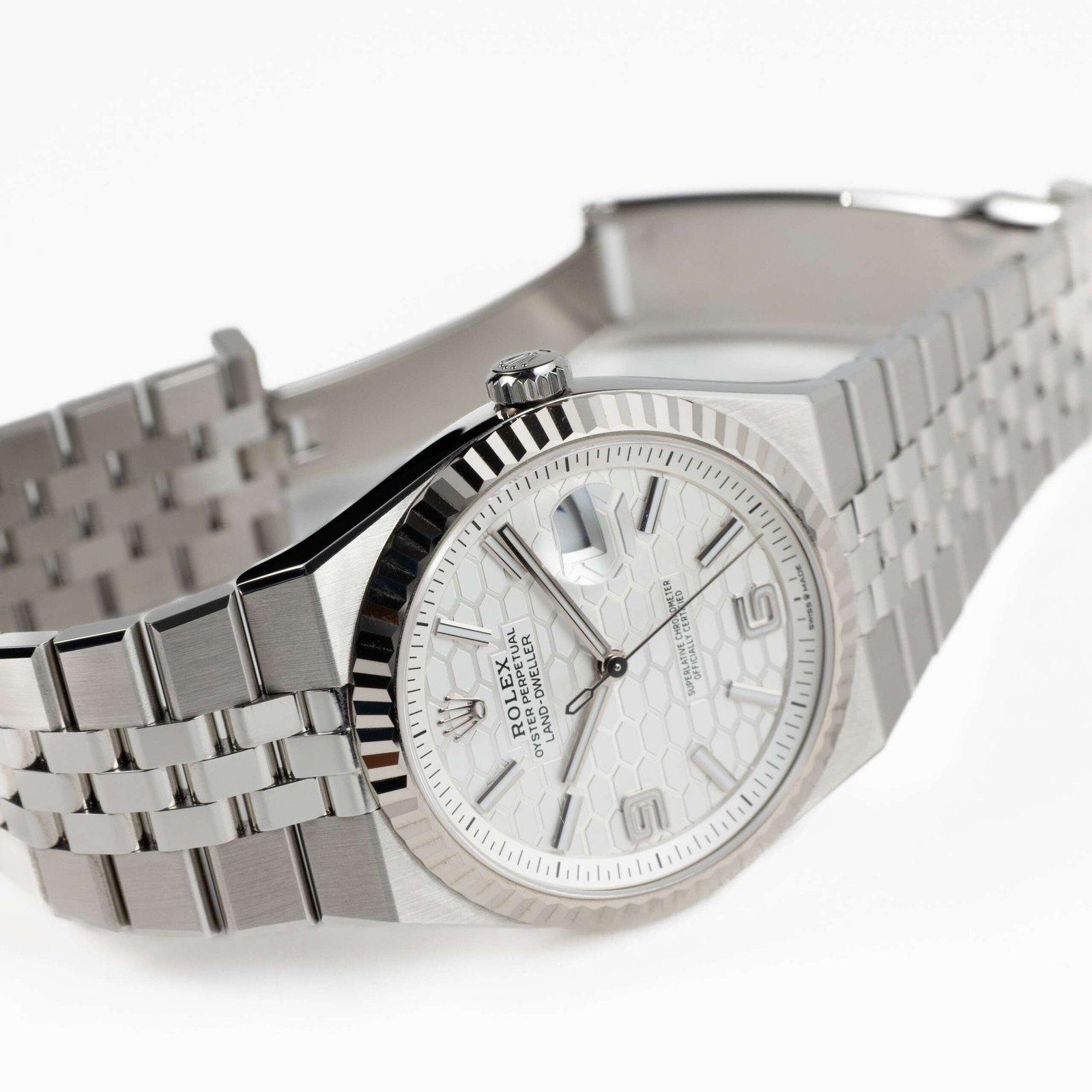 Rolex Land-Dweller 127334 Stainless Steel Intense White Dial (2025) - Image 6