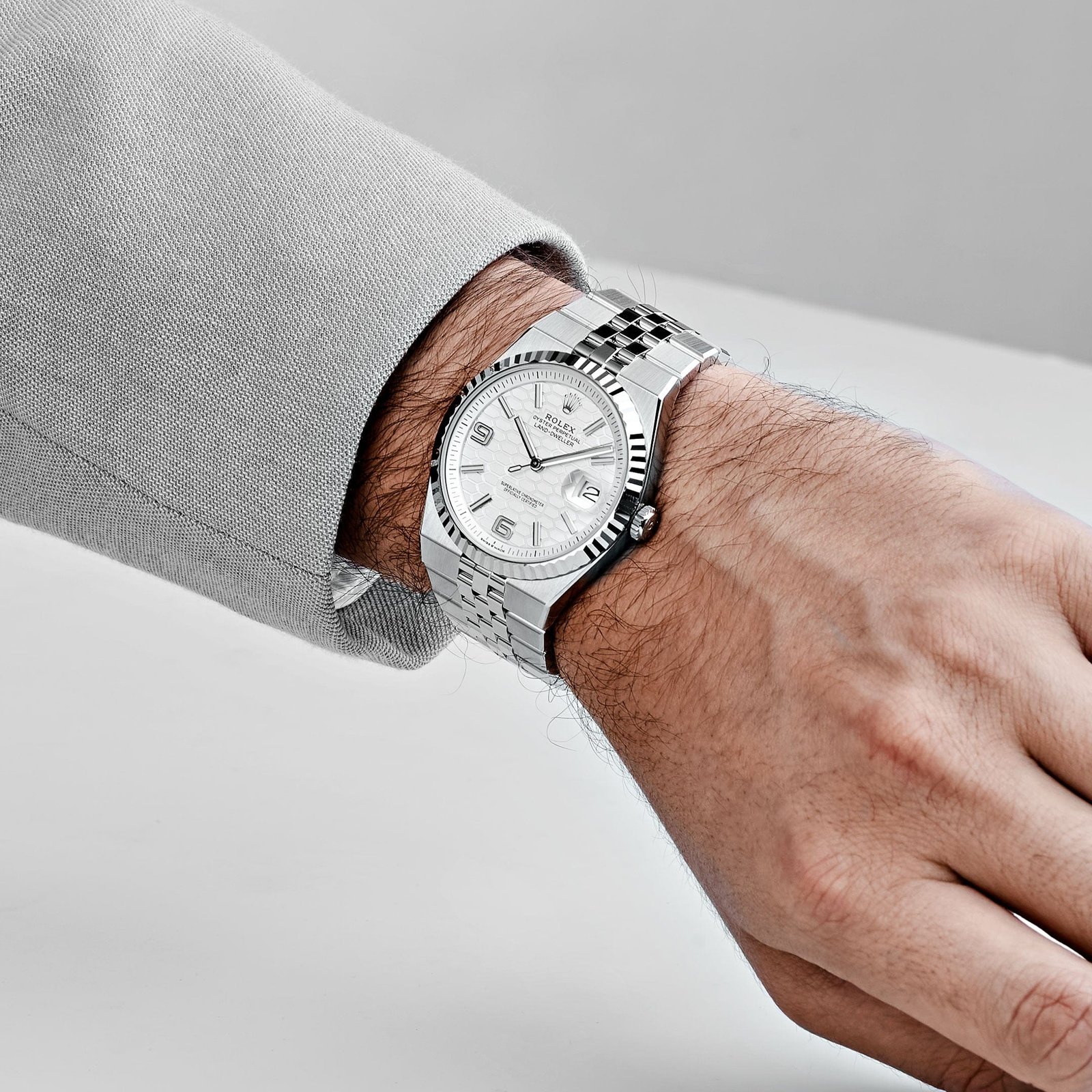 Rolex Land-Dweller 127334 Stainless Steel Intense White Dial (2025) - Image 2