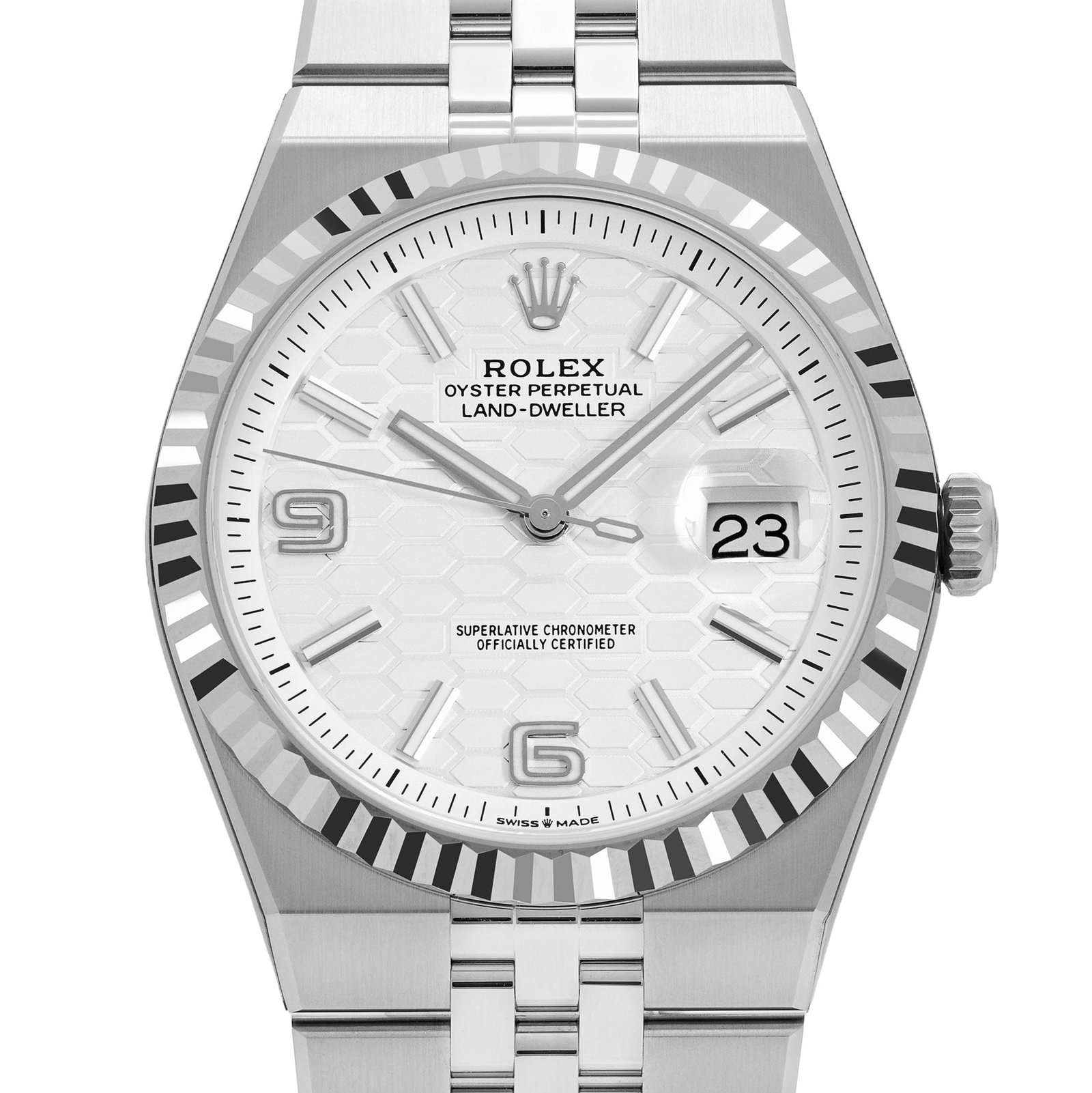 Rolex Land-Dweller 127334 Stainless Steel Intense White Dial (2025) - Image 4