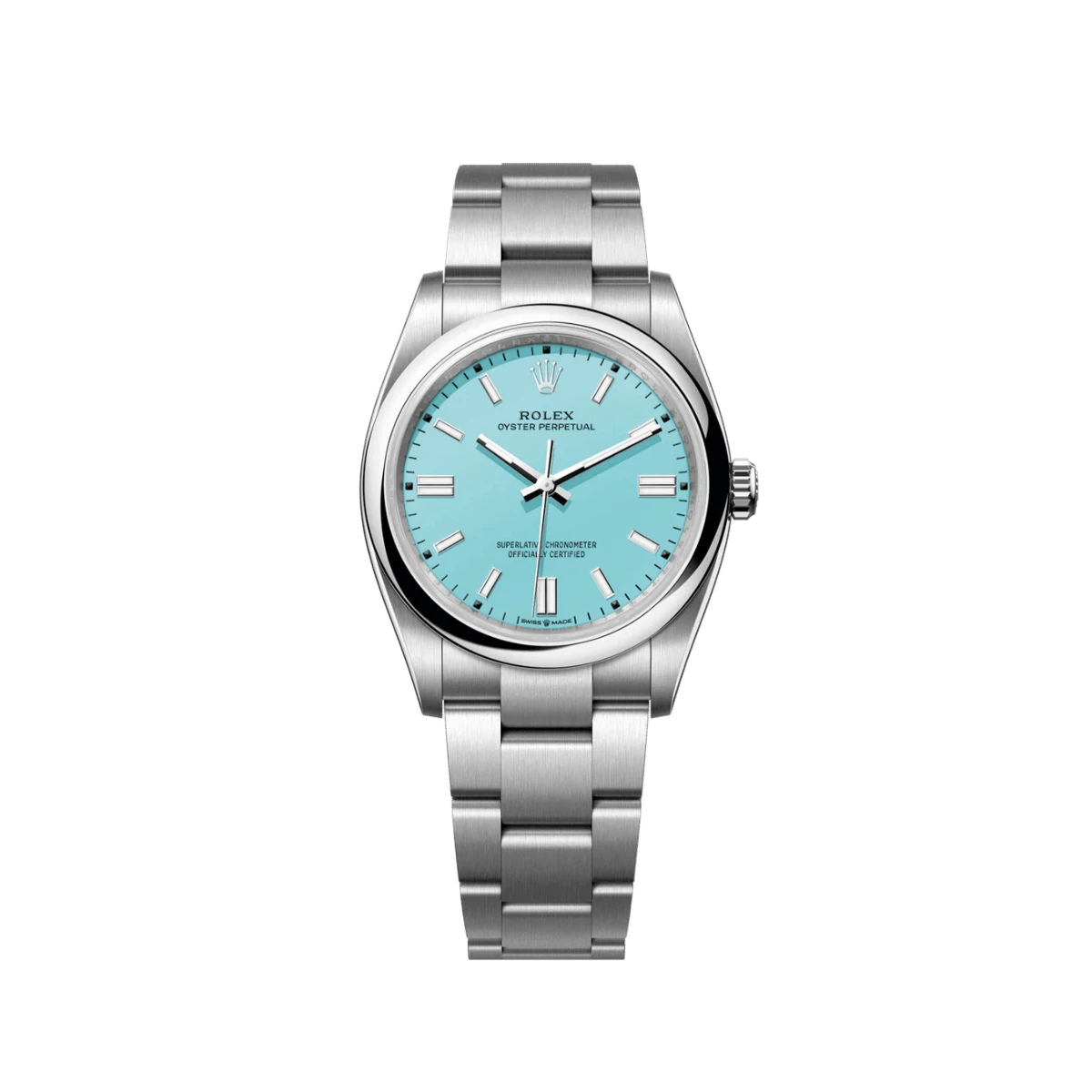 Rolex Oyster Perpetual 36 126000 Stainless Steel Turquoise Dial (2026)