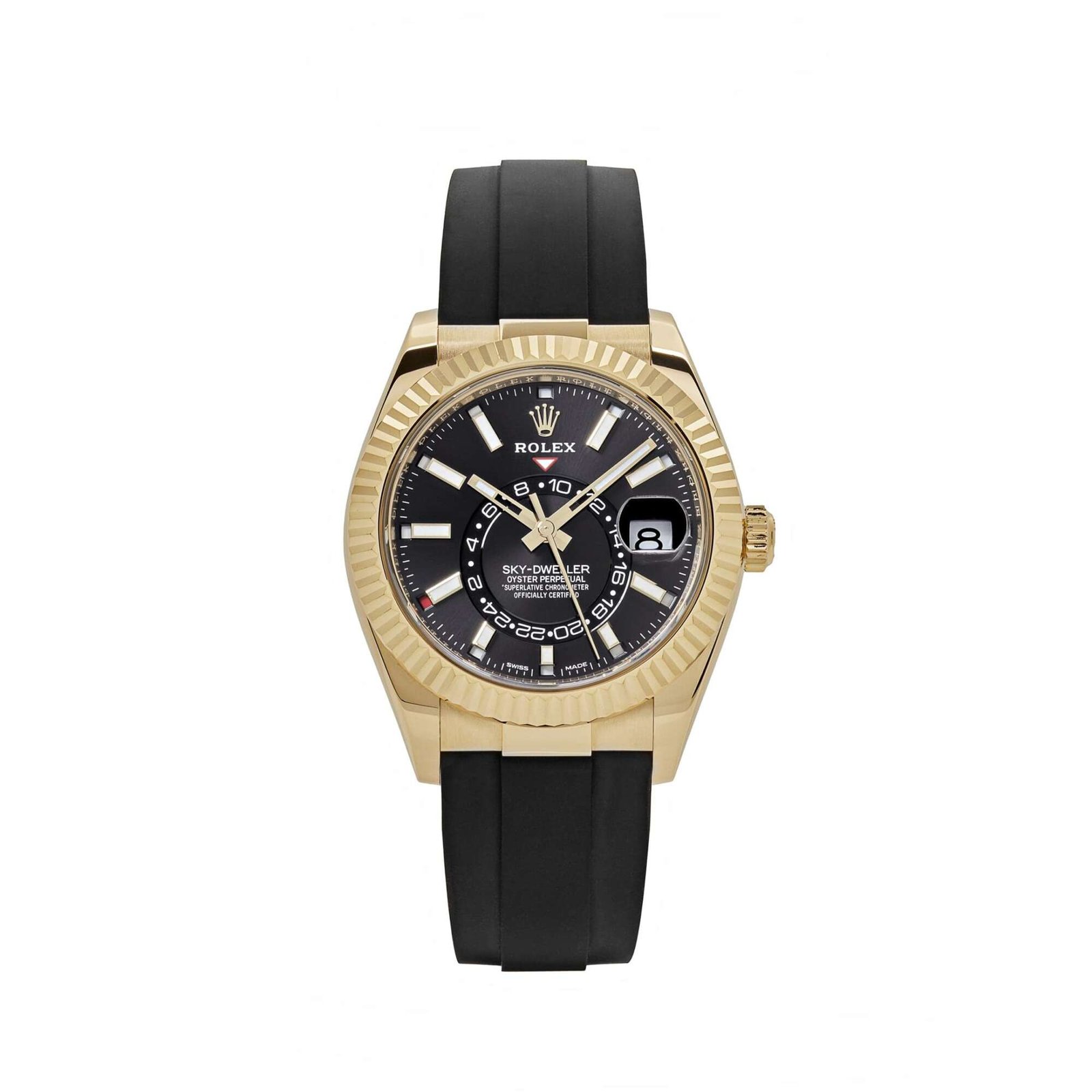 Rolex Sky-Dweller 326238 Yellow Gold Bright Black Dial (2022)