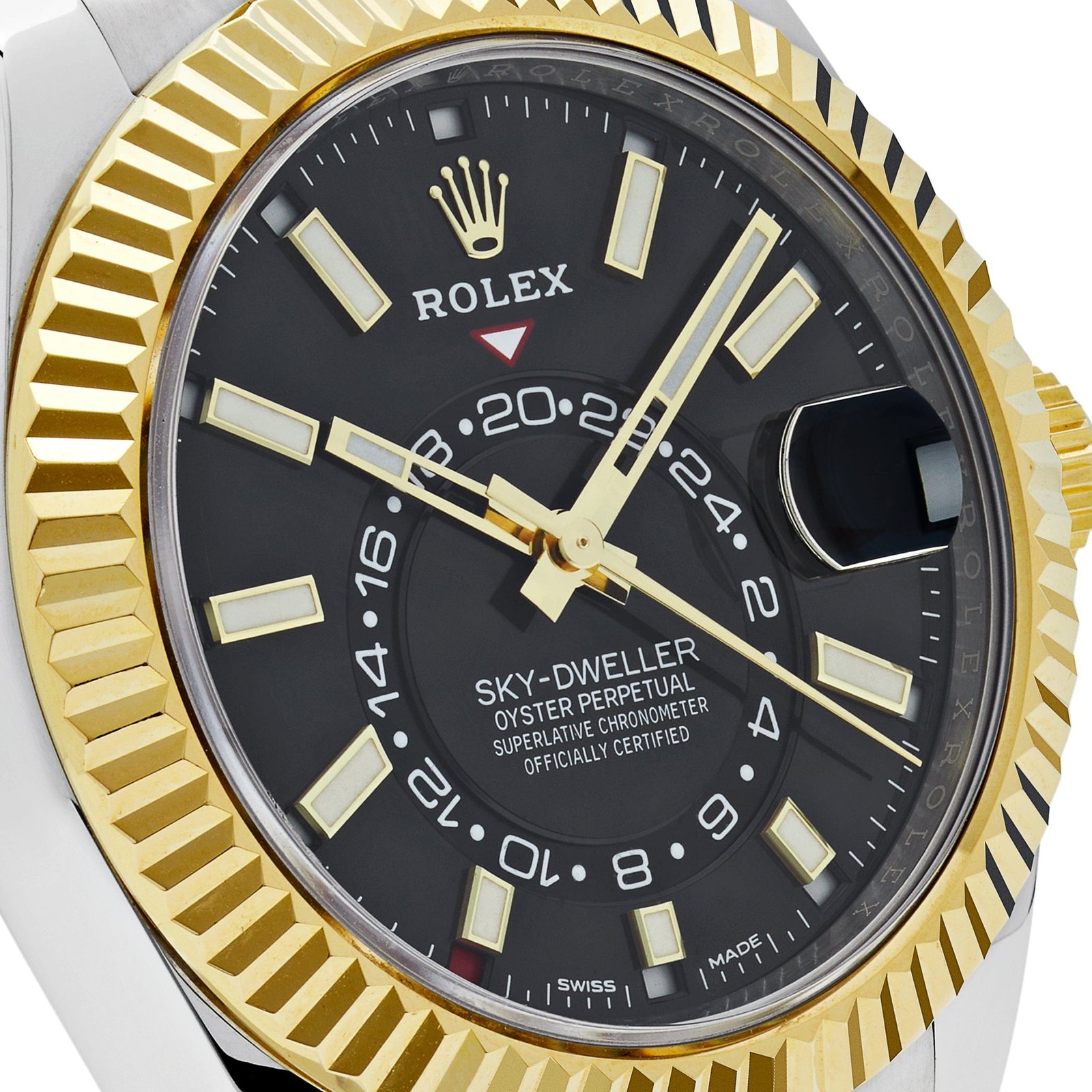Rolex Sky-Dweller 326933 Stainless Steel Yellow Gold Black Dial (2020) - Image 5