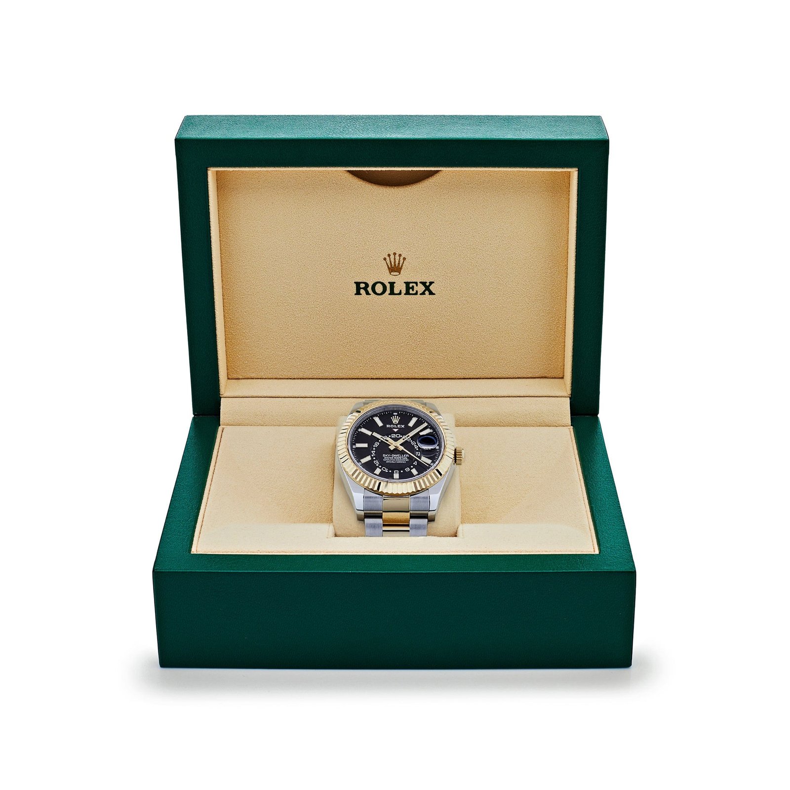 Rolex Sky-Dweller 326933 Stainless Steel Yellow Gold Black Dial (2020) - Image 7