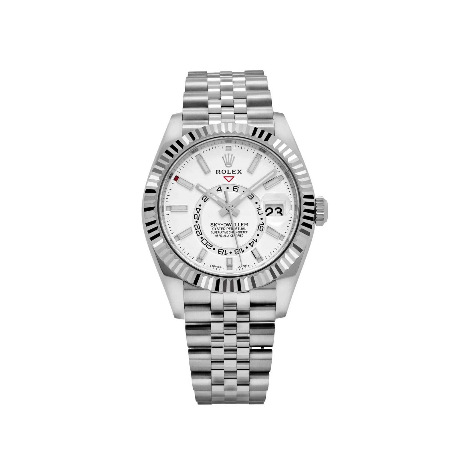 Rolex Sky-Dweller 326934 Stainless Steel White Dial Jubilee (2023)