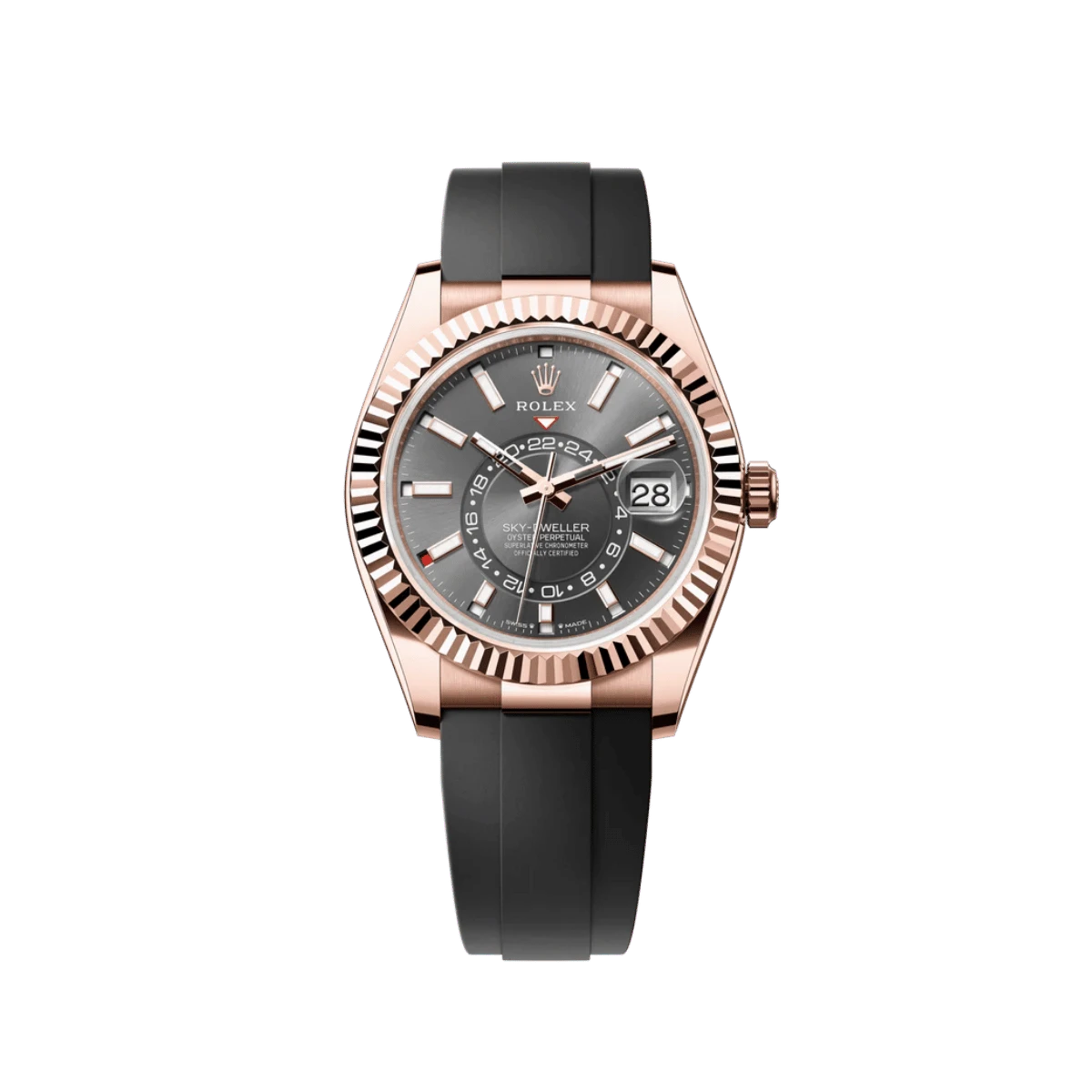 Rolex Sky-Dweller 336235 Rose Gold Slate Rhodium Dial (2026)