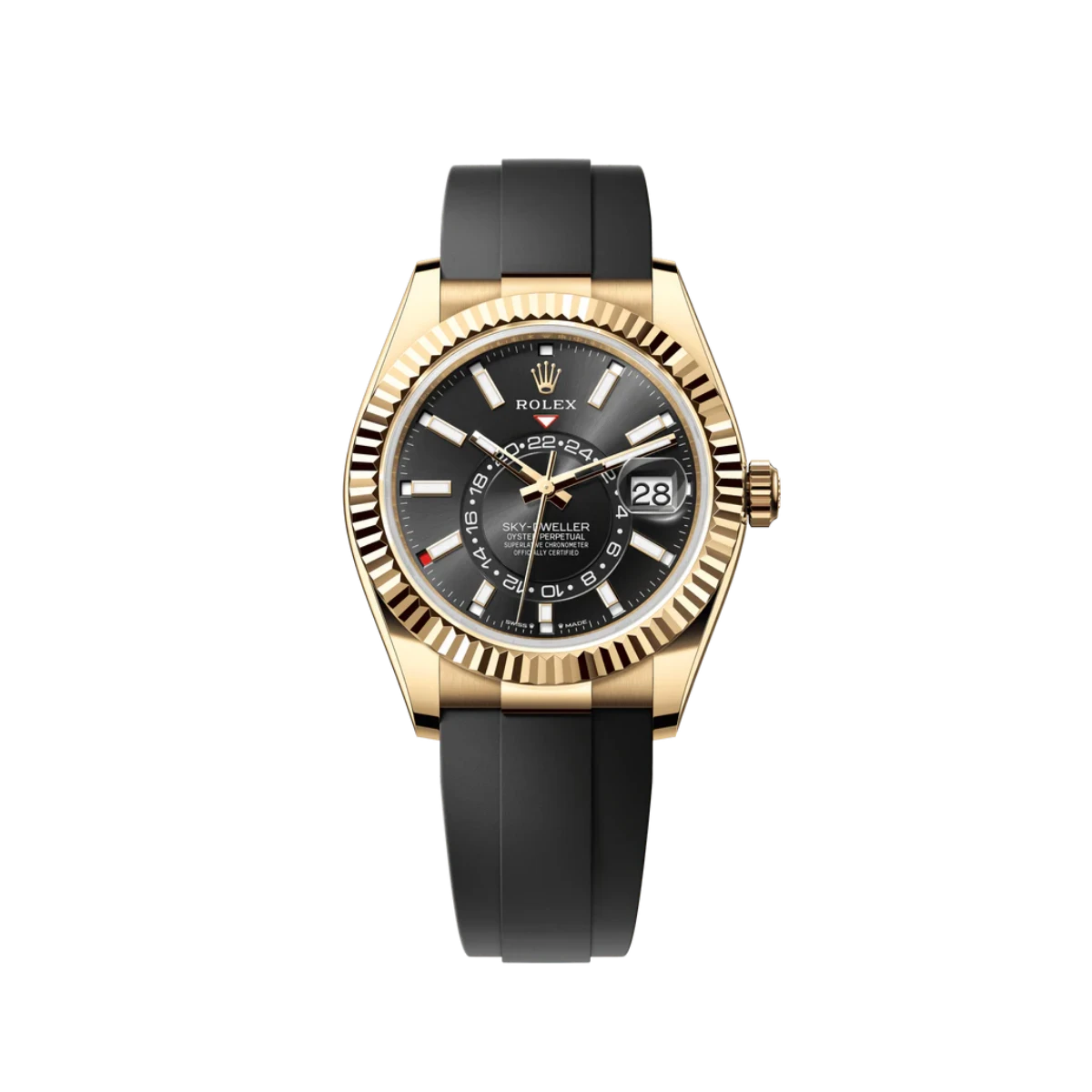 Rolex Sky-Dweller 336238 Yellow Gold Bright Black Dial (2025)