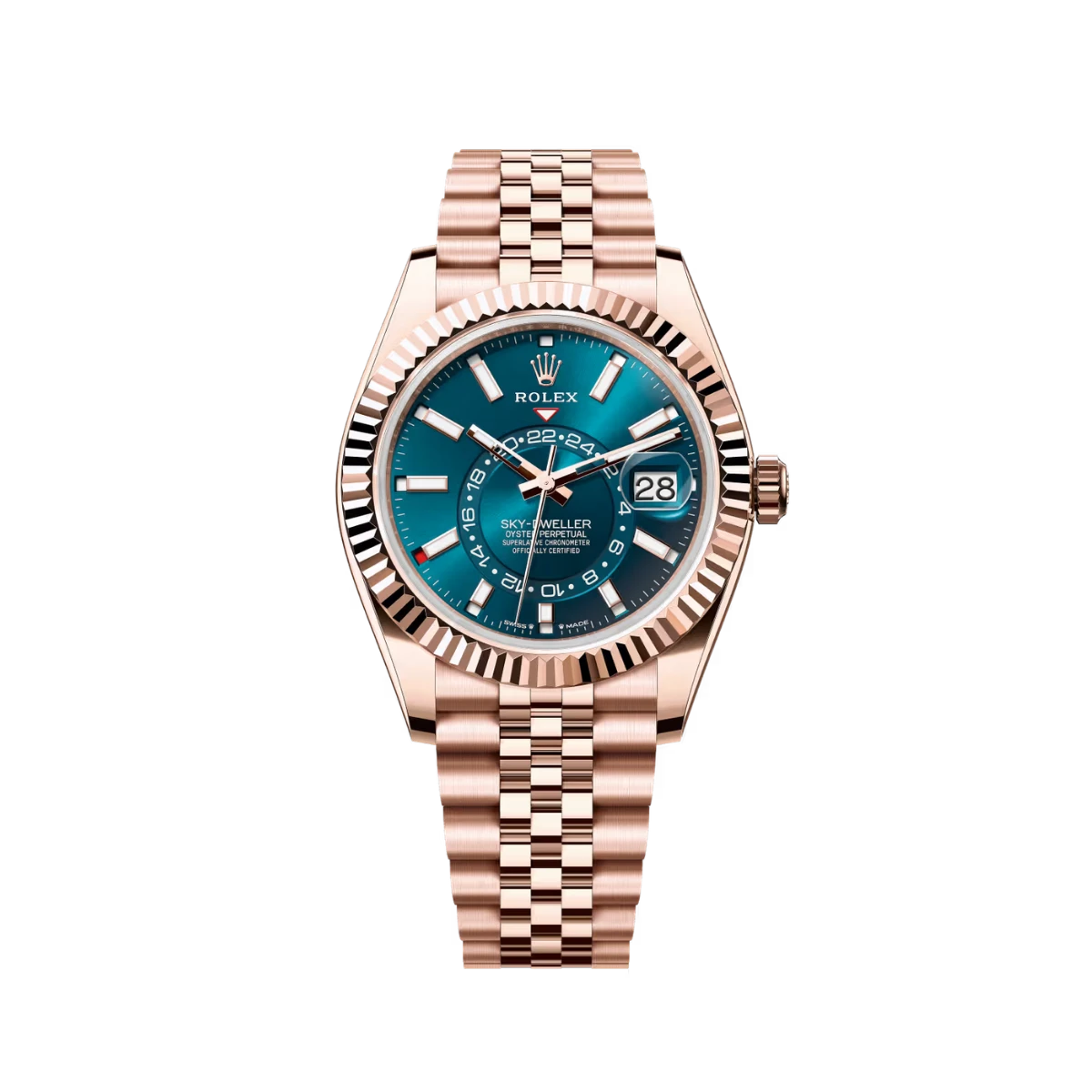 Rolex Sky-Dweller 336935 Rose Gold Blue-Green Dial Jubilee (2026)