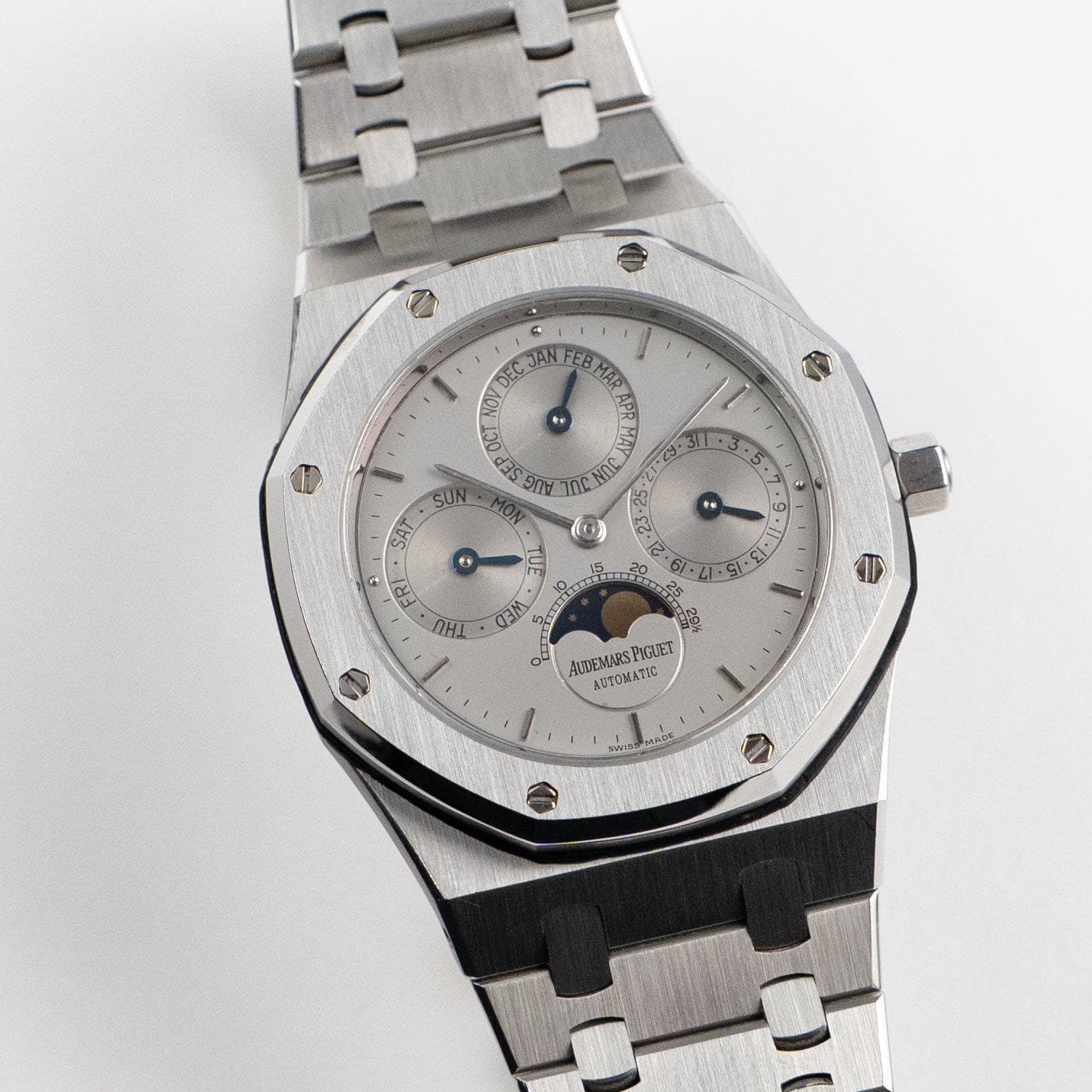 Audemars Piguet Royal Oak 25654ST.OO.0944ST.01 Perpetual Calendar Stainless Steel Silver Dial Limited Edition of 272 - Image 5