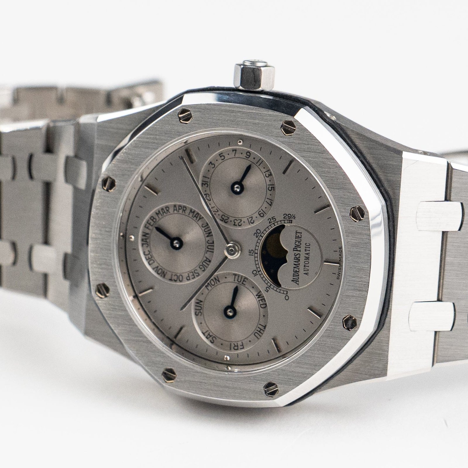 Audemars Piguet Royal Oak 25654ST.OO.0944ST.01 Perpetual Calendar Stainless Steel Silver Dial Limited Edition of 272 - Image 7