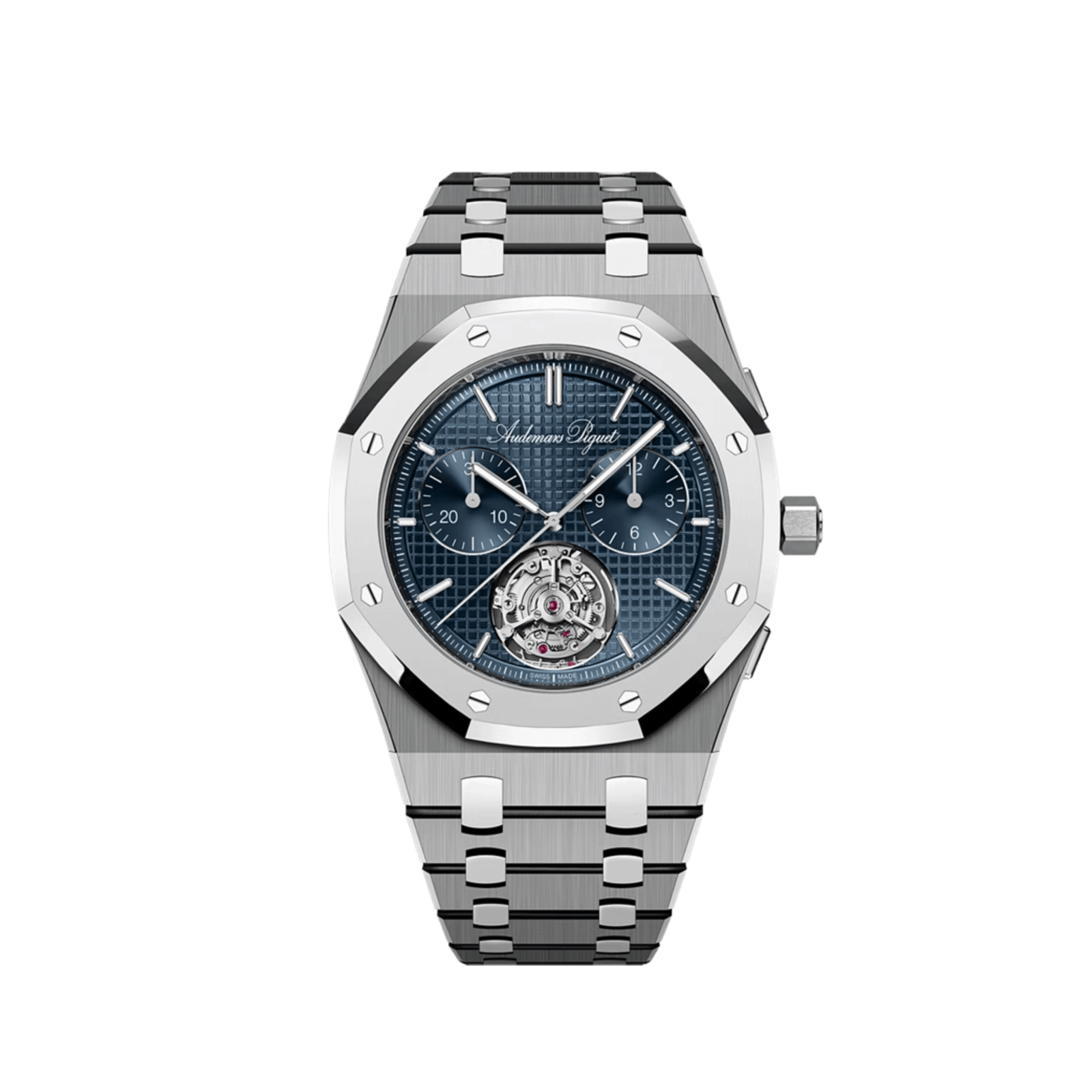 Audemars Piguet Royal Oak 26545XT.OO.1240XT.01 Extra-Thin Flying Tourbillon Chronograph RD5 Titanium Blue Dial Limited Edition of 150 (2026)