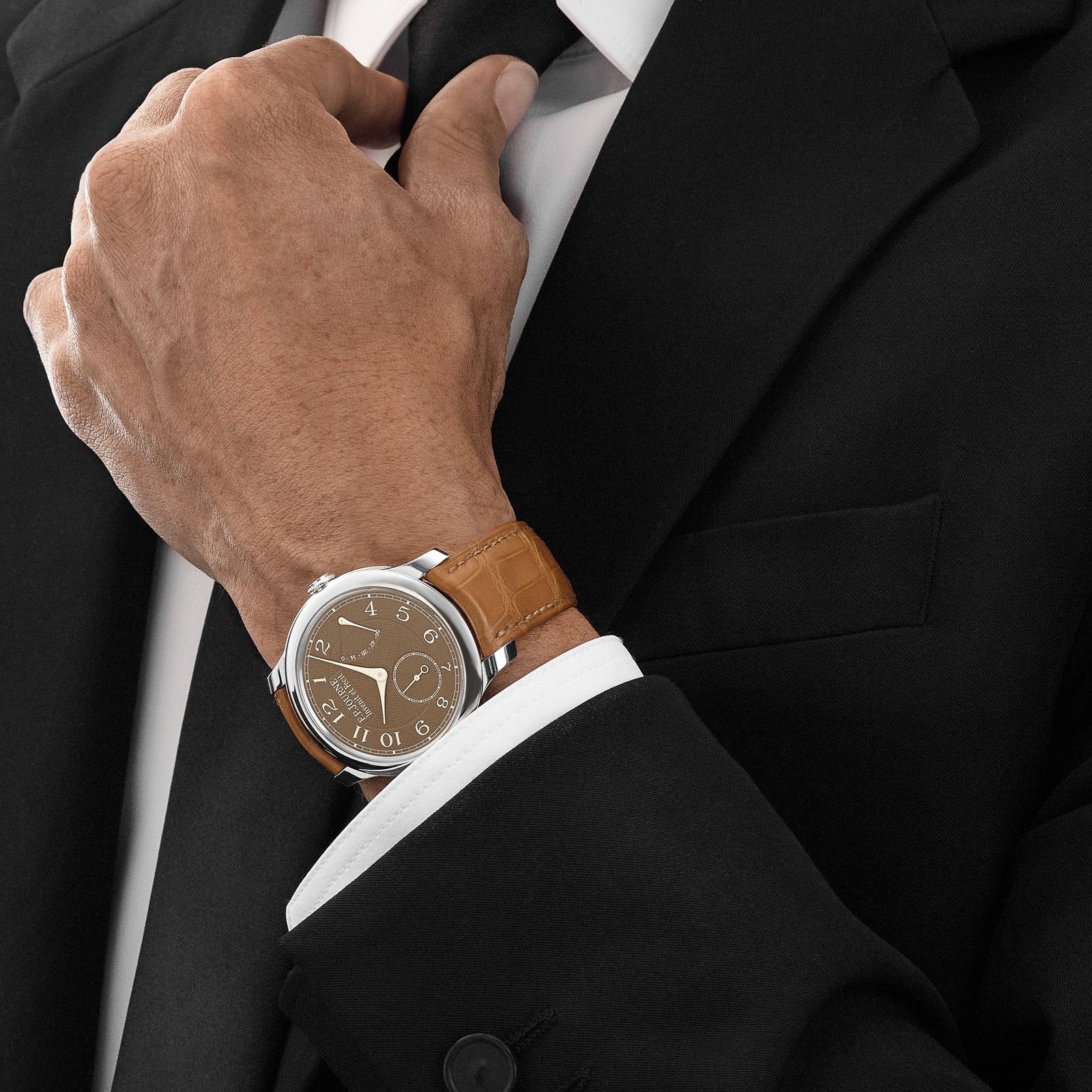 F.P.Journe Chronomètre Souverain Ref. CS Platinum 'Havana' Brown Dial (2023) - Image 3