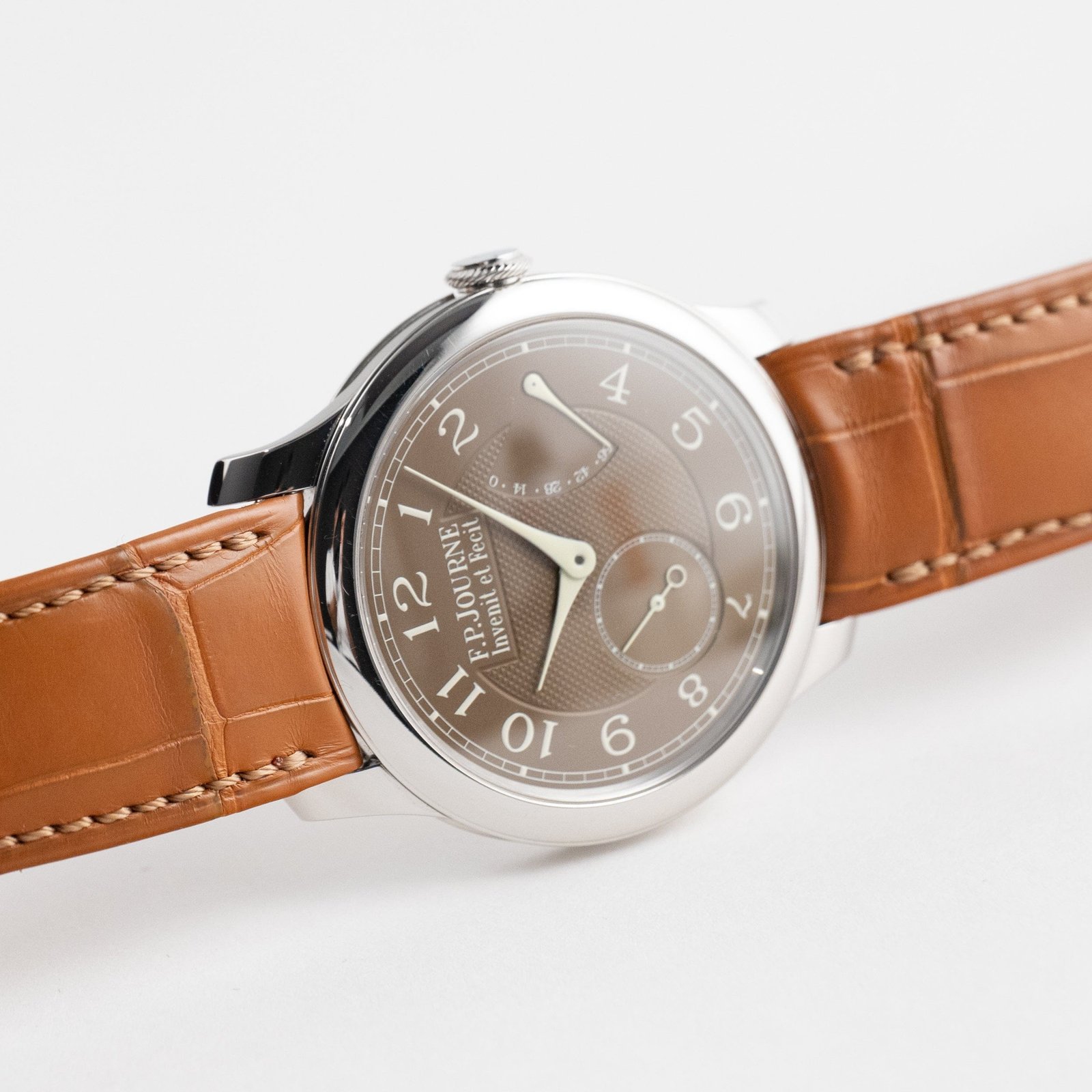 F.P.Journe Chronomètre Souverain Ref. CS Platinum 'Havana' Brown Dial (2023) - Image 7