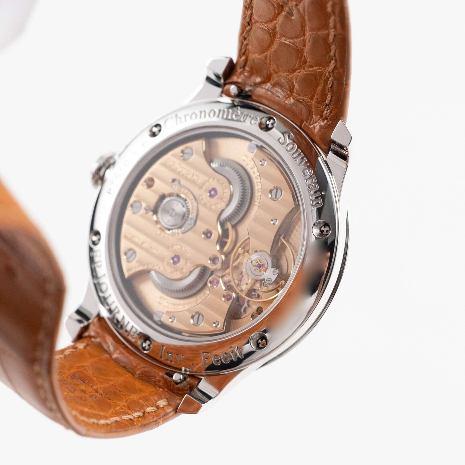 F.P.Journe Chronomètre Souverain Ref. CS Platinum 'Havana' Brown Dial (2023) - Image 12