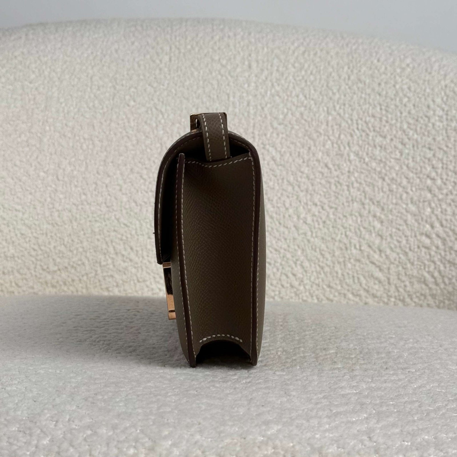 Hermès Etoupe Constance Elan Epsom Rose Gold Hardware