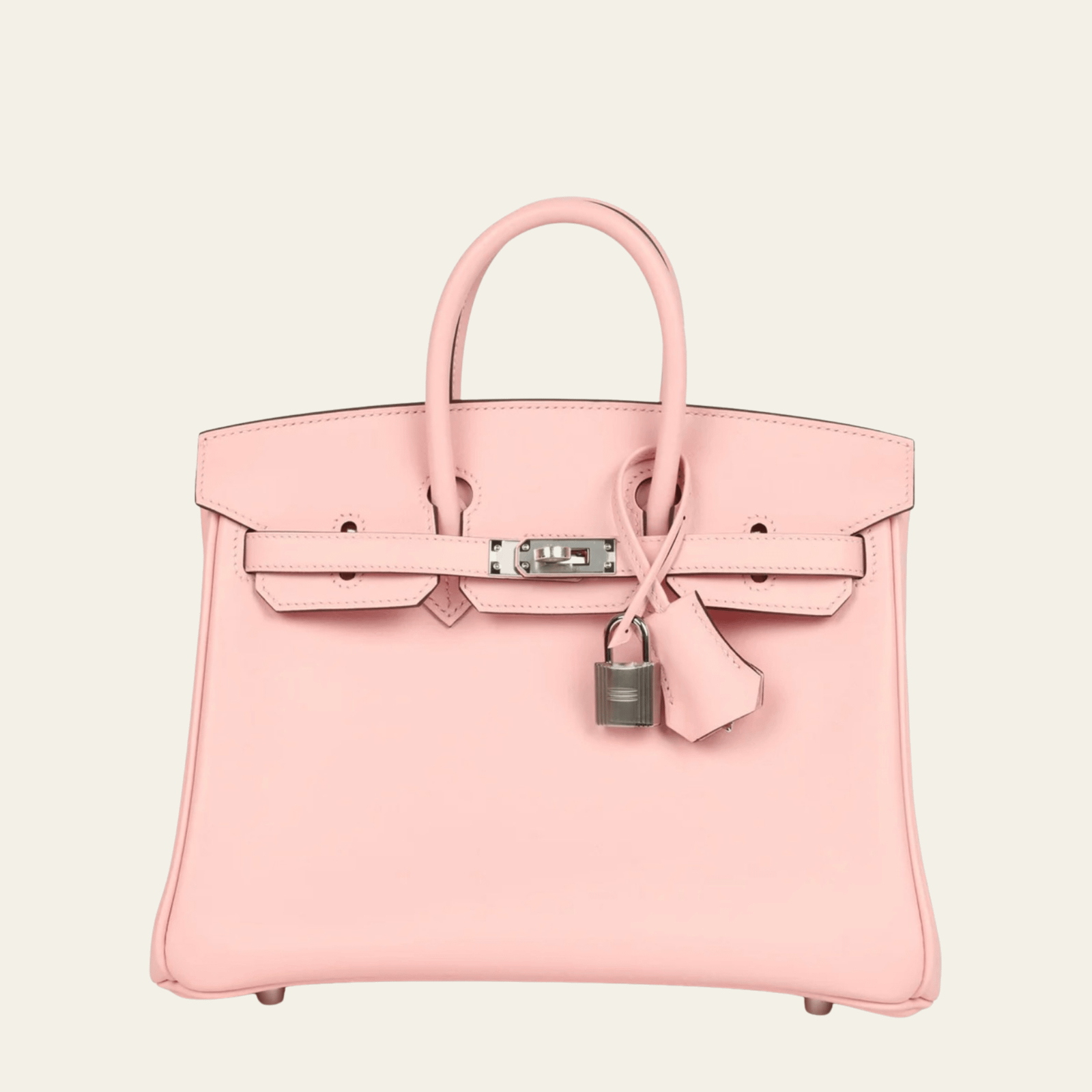Hermès Rose Sakura Birkin 25 Swift Palladium Hardware