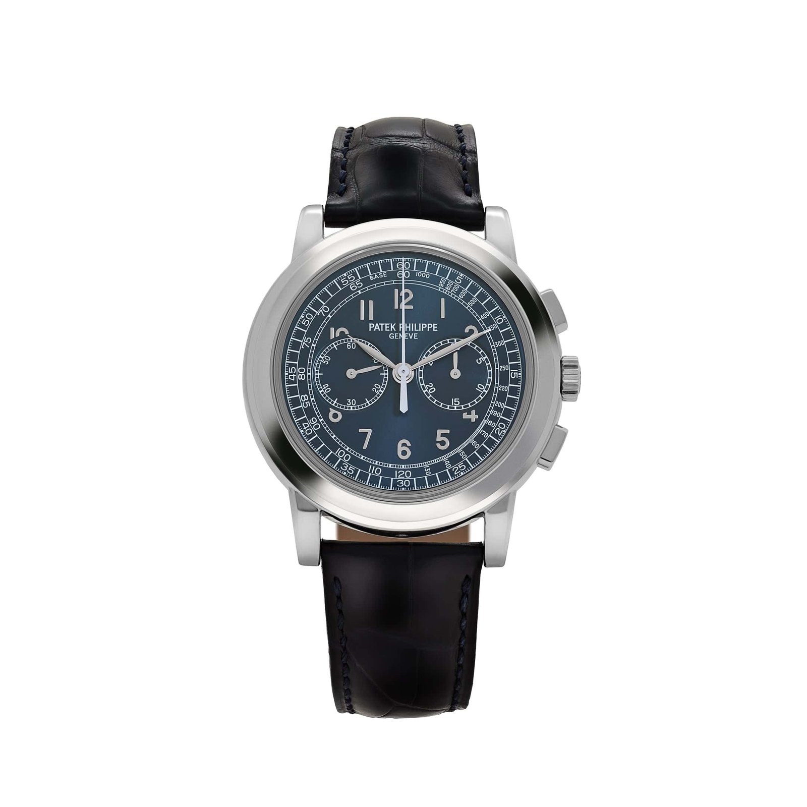 Patek Philippe Complications 5070P-001 Chronograph Platinum Blue Dial (2008)