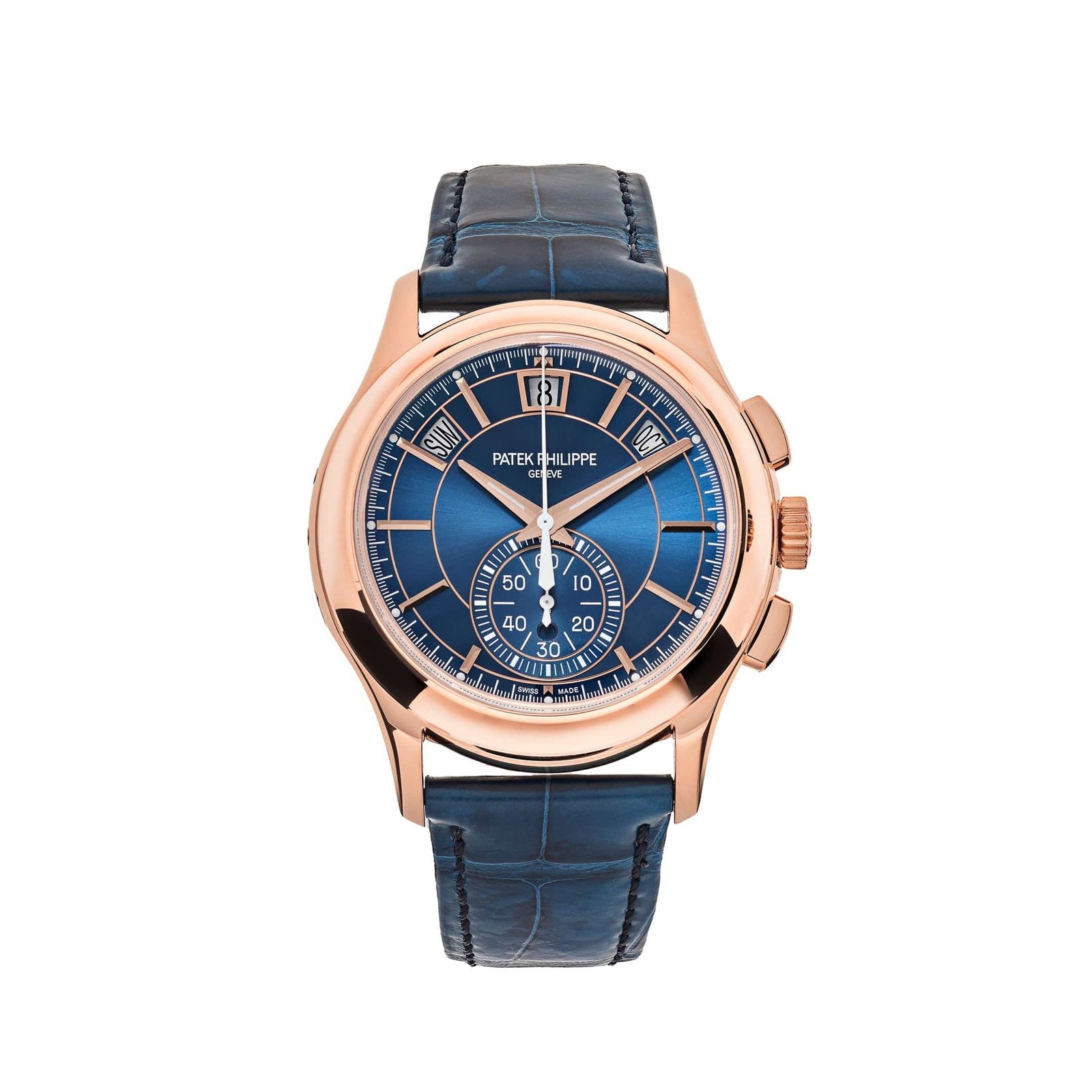 Patek Philippe Complications 5905R-010 Annual Calendar Flyback Chronograph Rose Gold Blue Dial (2026)