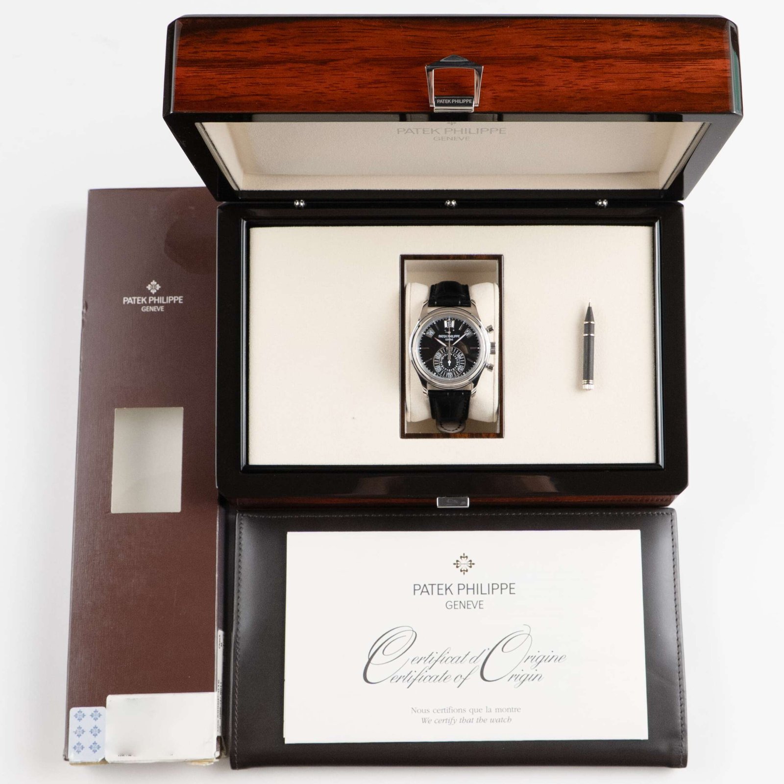 Patek Philippe Complications 5960P-016 Annual Calendar Chronograph Platinum Black Dial (2013) - Image 14