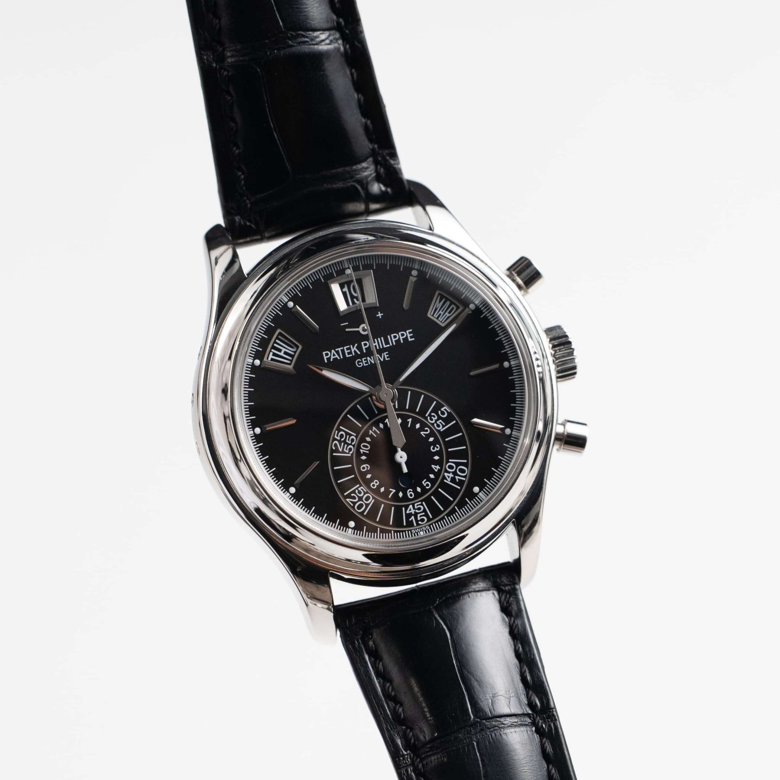 Patek Philippe Complications 5960P-016 Annual Calendar Chronograph Platinum Black Dial (2013) - Image 5