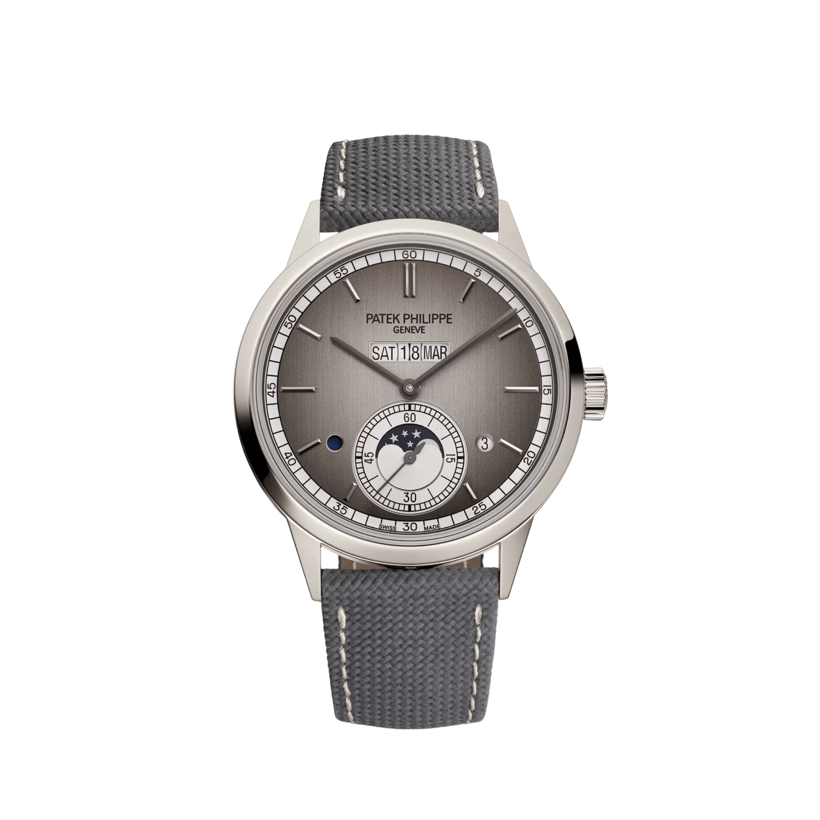 Patek Philippe Grand Complications 5236P-011 In-Line Perpetual Calendar Platinum Silvery Dial (2026)