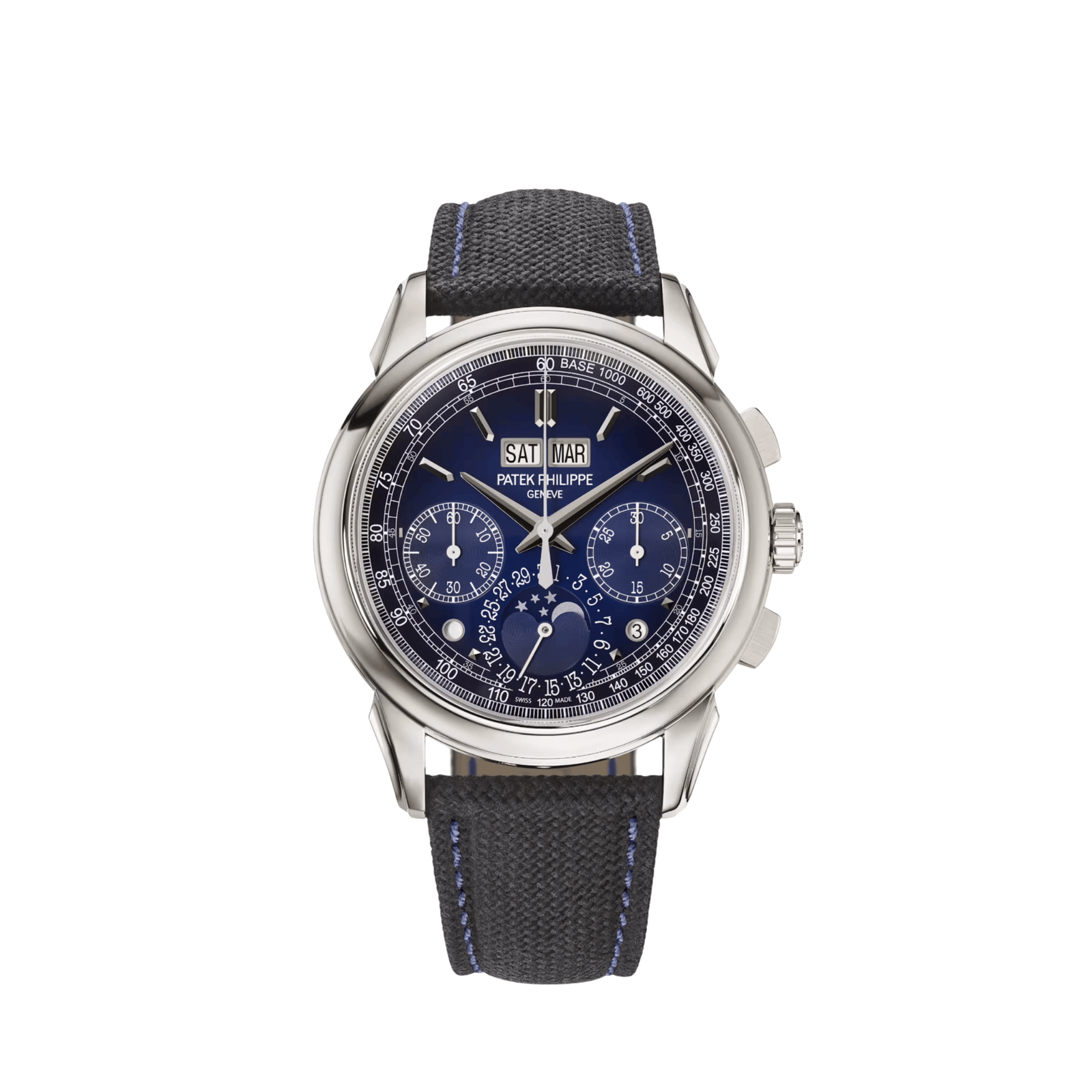 Patek Philippe Grand Complications 5270P-016 Perpetual Calendar Chronograph Platinum Blue Dial (2026)